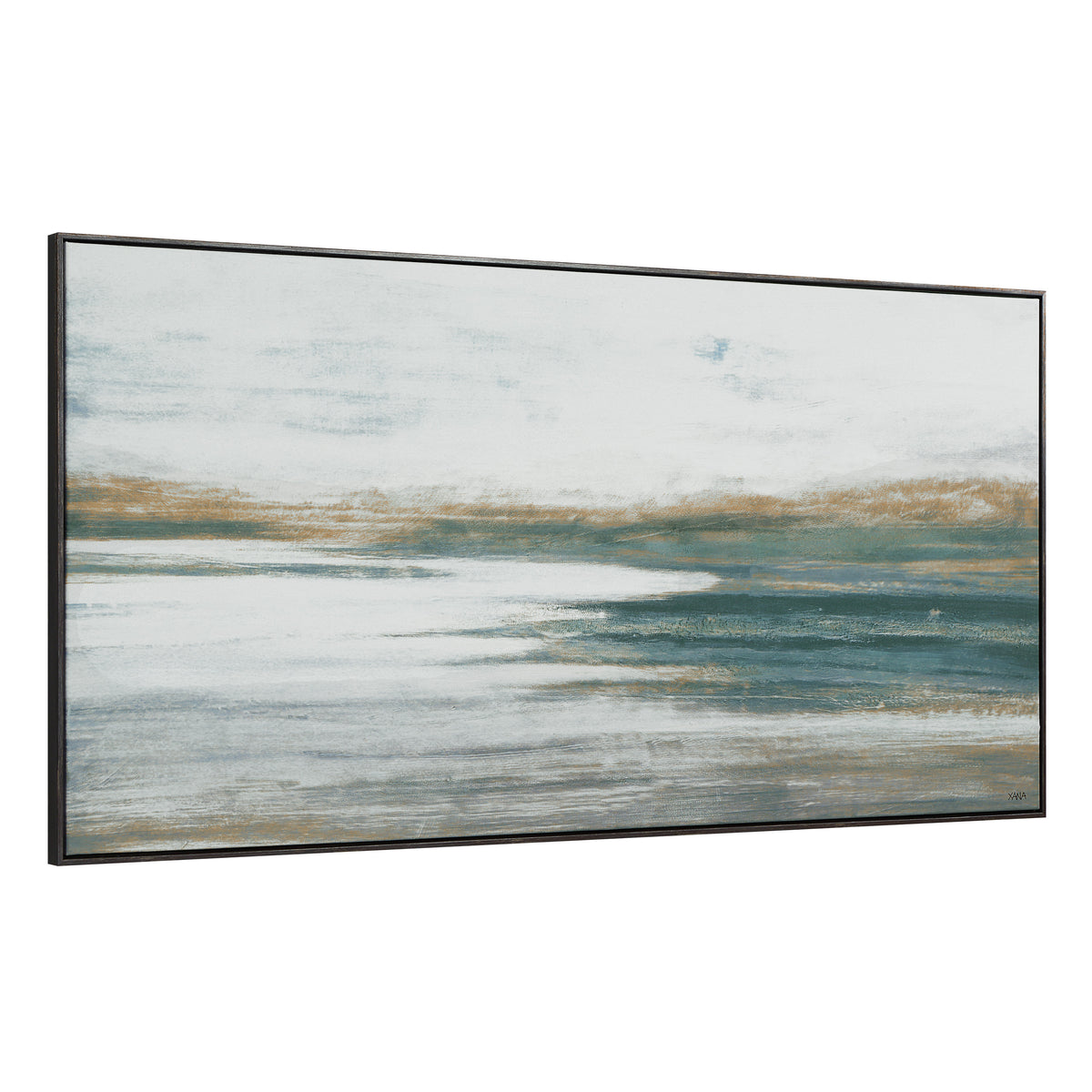 Agave 30" H x 60" W Canvas Art, Blue-Canvas Prints-DECOROLALA