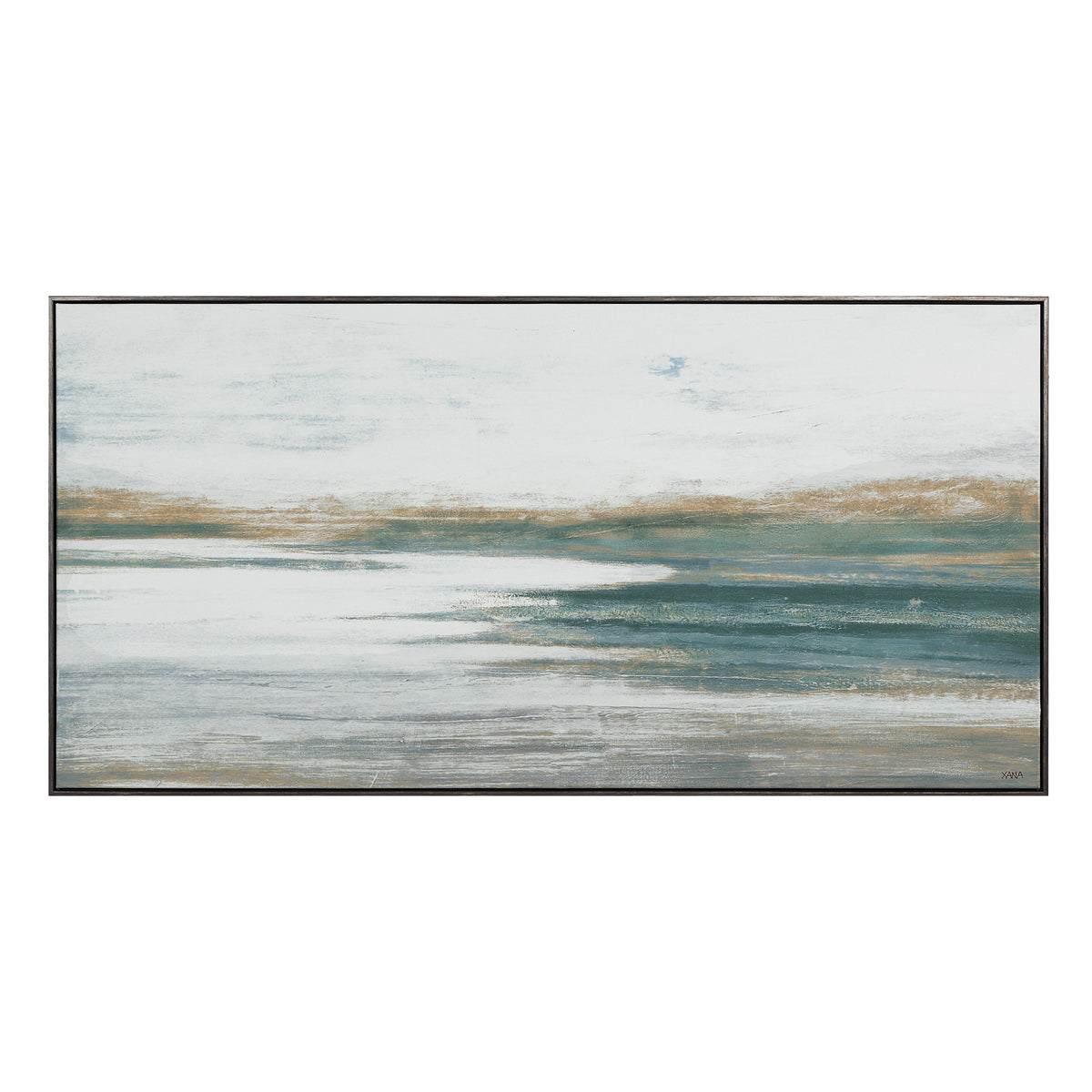 Agave 30" H x 60" W Canvas Art, Blue-Canvas Prints-DECOROLALA