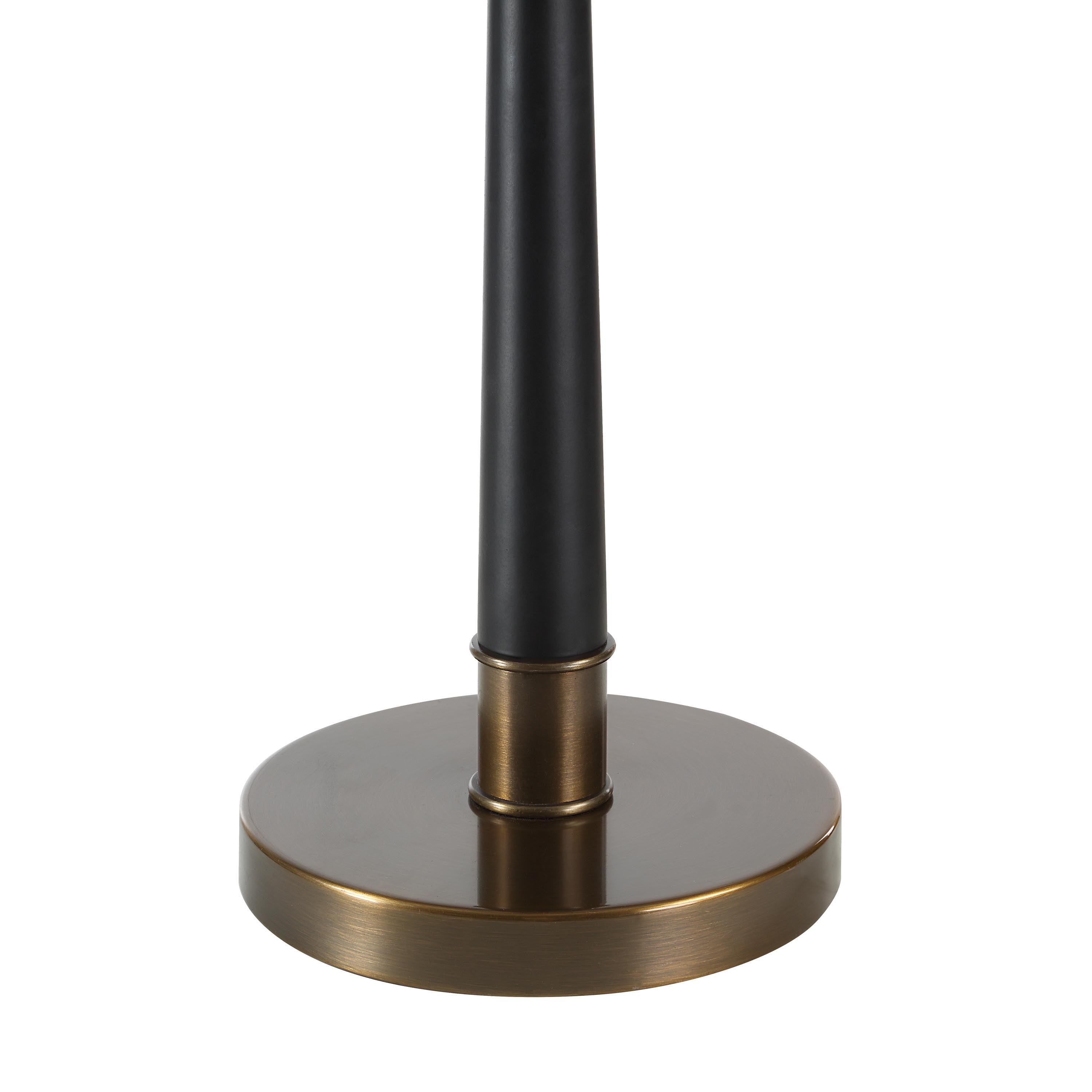 Agrinio 29" Table Lamp, Black/Brass-Table Lamp-DECOROLALA