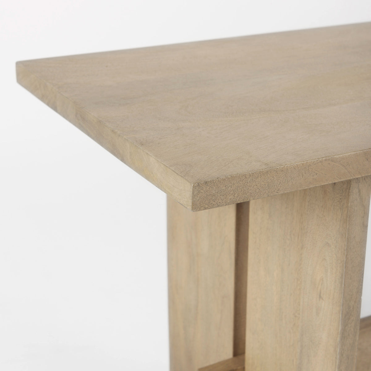 Aida 18H Light Wood Dining Bench-Benches-DECOROLALA