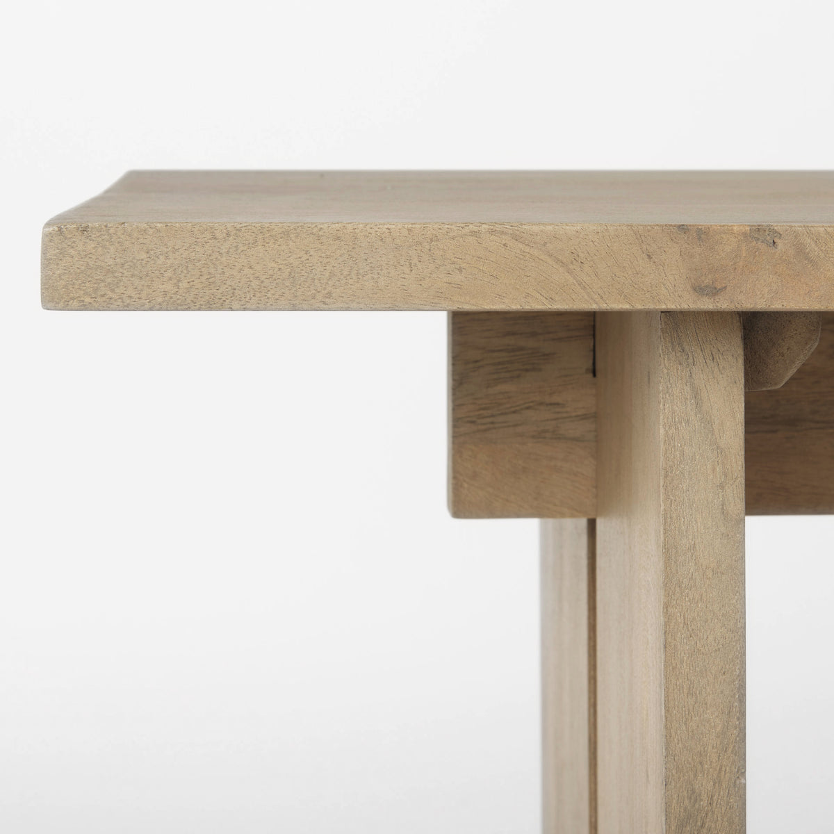 Aida 18H Light Wood Dining Bench-Benches-DECOROLALA