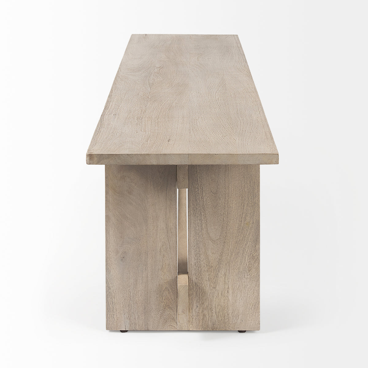 Aida 18H Light Wood Dining Bench-Benches-DECOROLALA