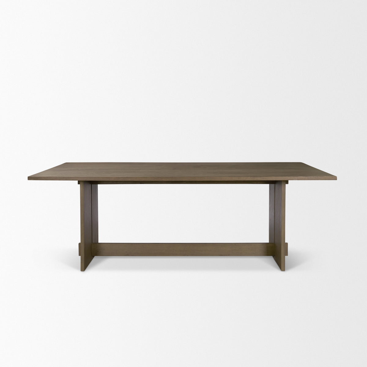 Aida 84"L x 42"W Rectangular Dining Table | Modern | Light Wood | Seats 8-Dining Tables-DECOROLALA