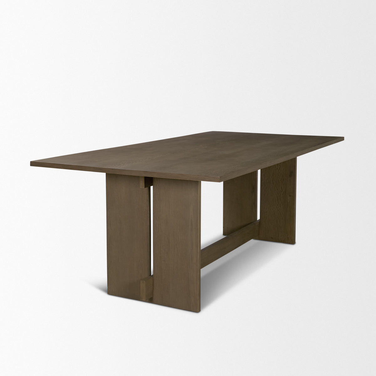 Aida 84"L x 42"W Rectangular Dining Table | Modern | Light Wood | Seats 8-Dining Tables-DECOROLALA