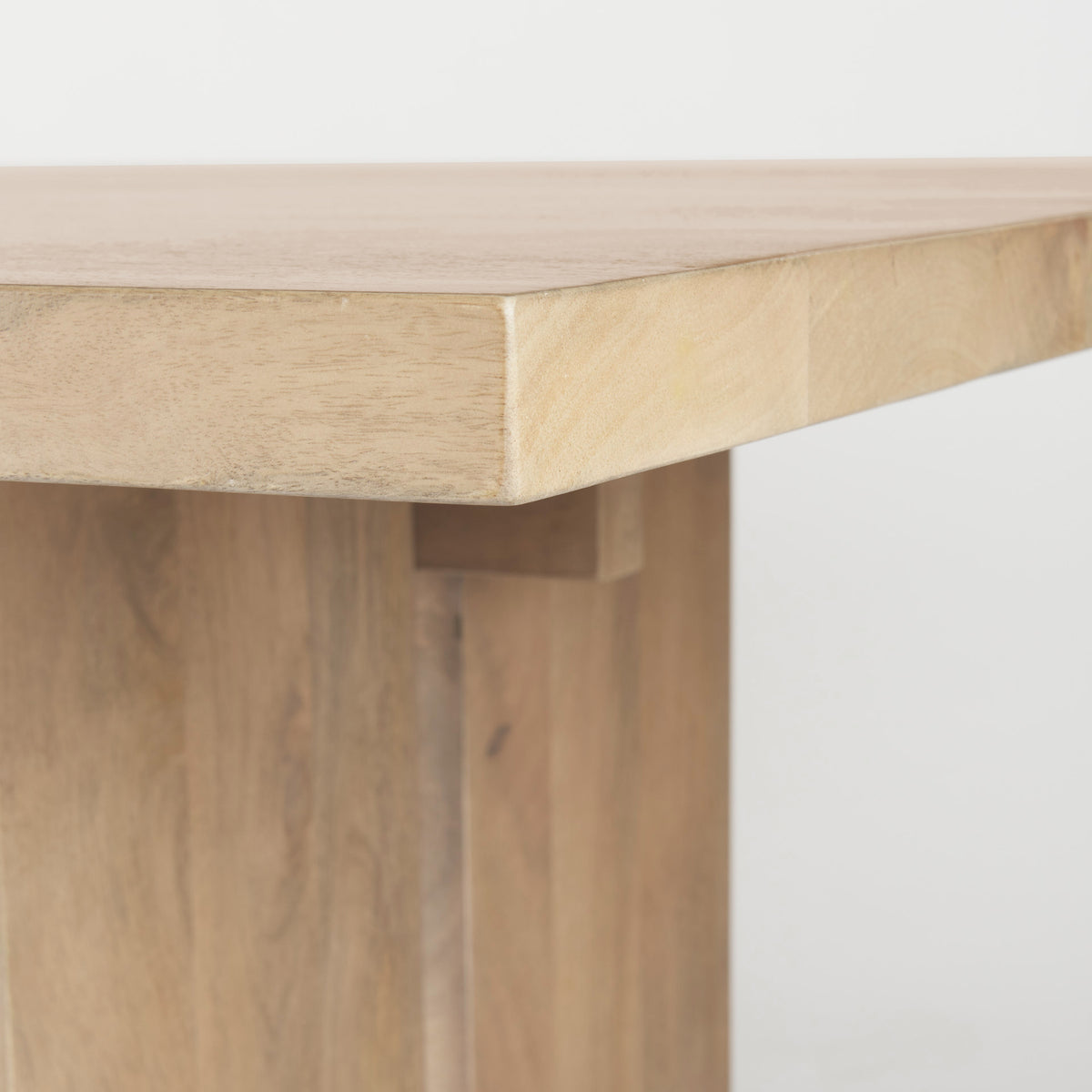 Aida 84"L x 42"W Rectangular Dining Table | Modern | Light Wood | Seats 8-Dining Tables-DECOROLALA