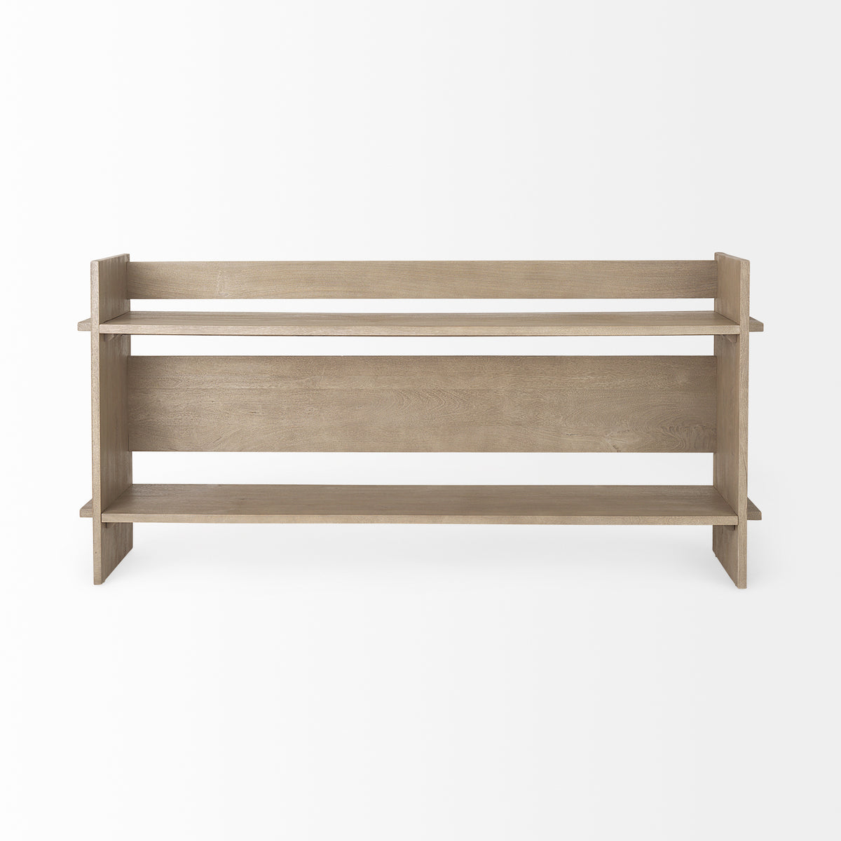 Aida Light Gray Wood Console Table-Console Tables-DECOROLALA