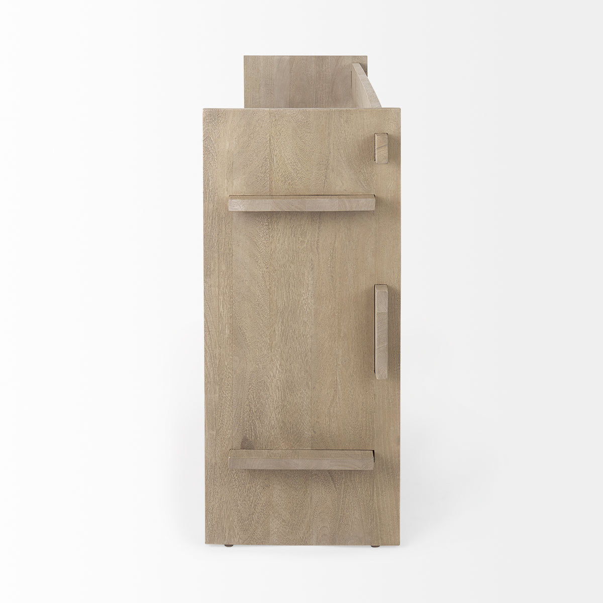Aida Light Gray Wood Console Table-Console Tables-DECOROLALA