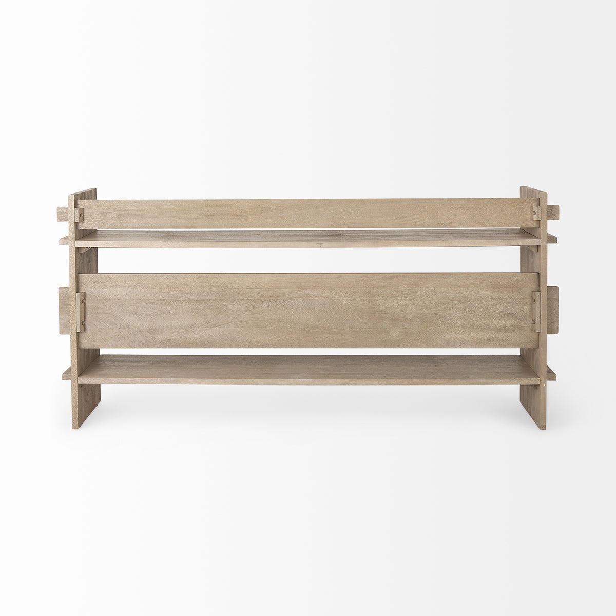 Aida Light Gray Wood Console Table-Console Tables-DECOROLALA