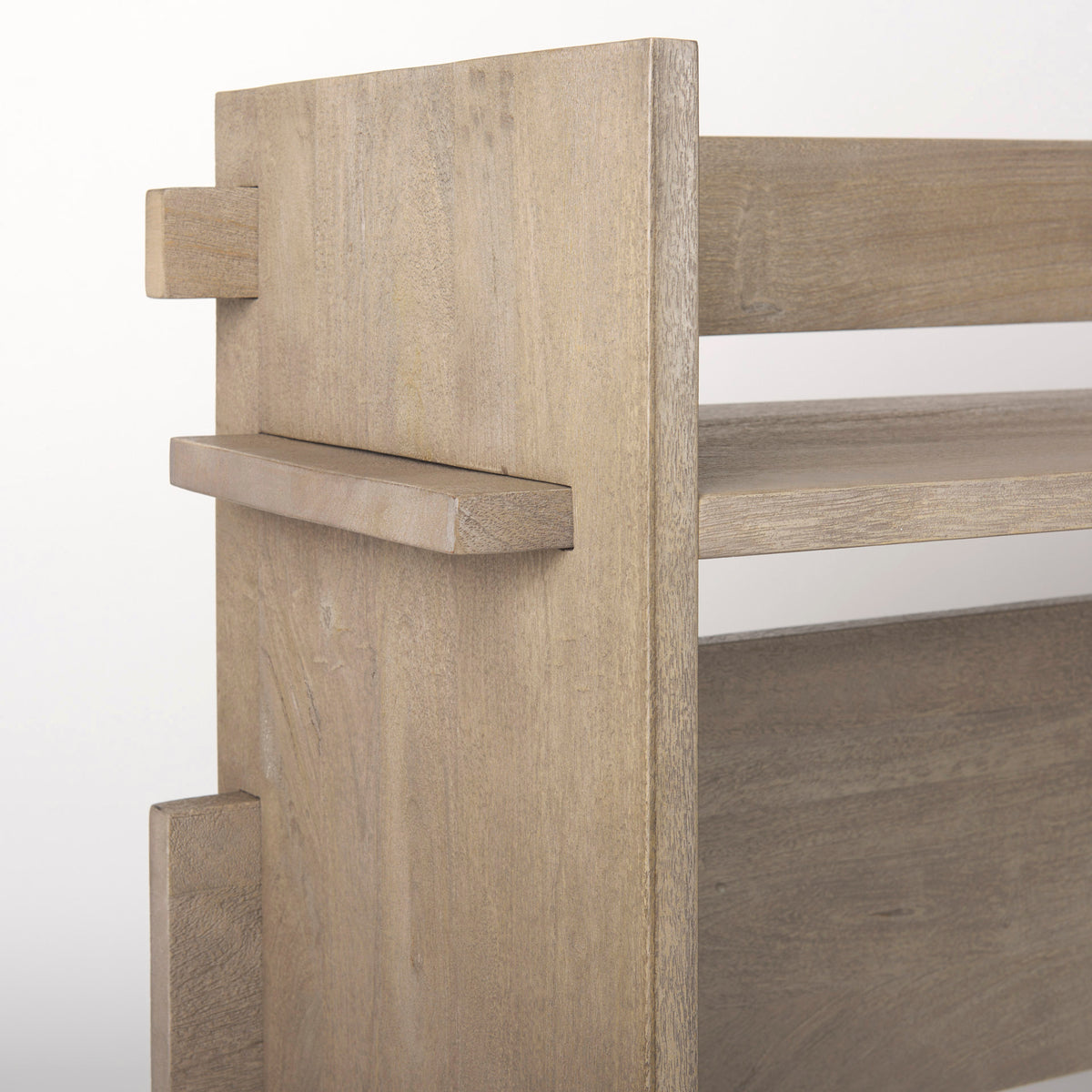 Aida Light Gray Wood Console Table-Console Tables-DECOROLALA