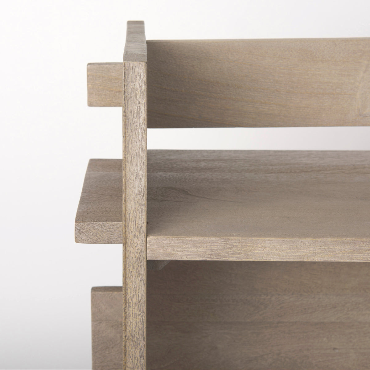Aida Light Gray Wood Console Table-Console Tables-DECOROLALA