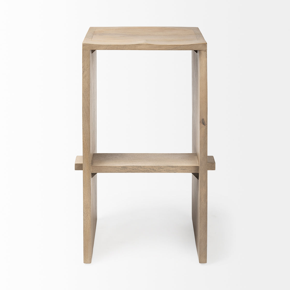 Aida Light Wood Bar Stool-Bar Stools-DECOROLALA
