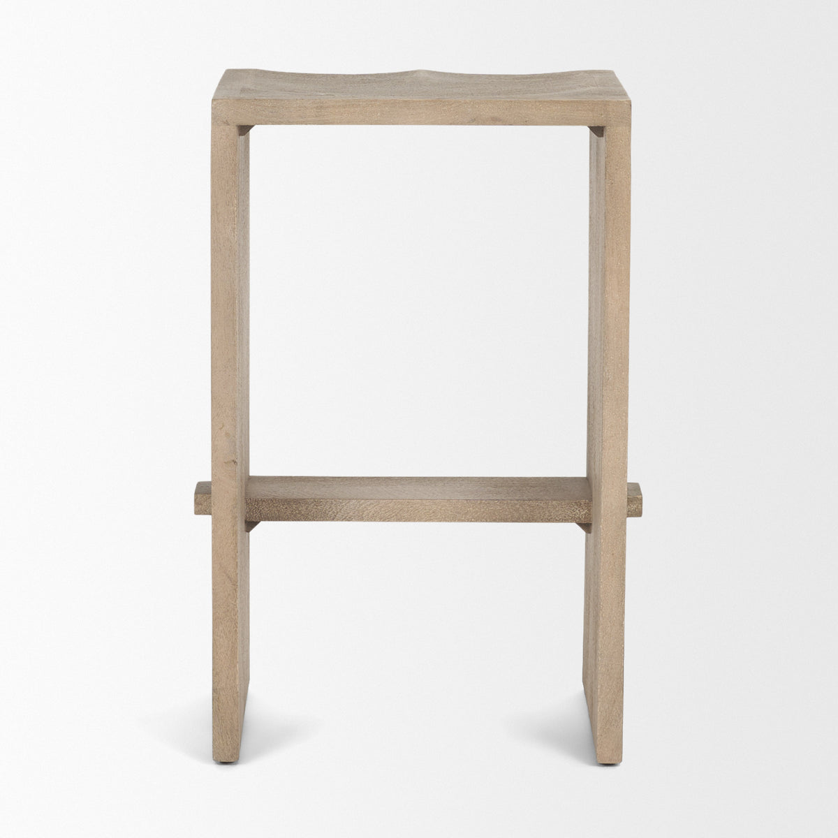 Aida 26" Seat Height Light Wood Counter Stool-Bar Stools-DECOROLALA