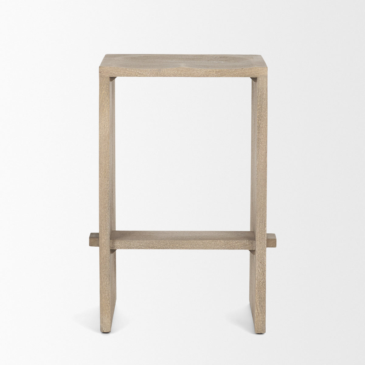 Aida 26" Seat Height Light Wood Counter Stool-Bar Stools-DECOROLALA