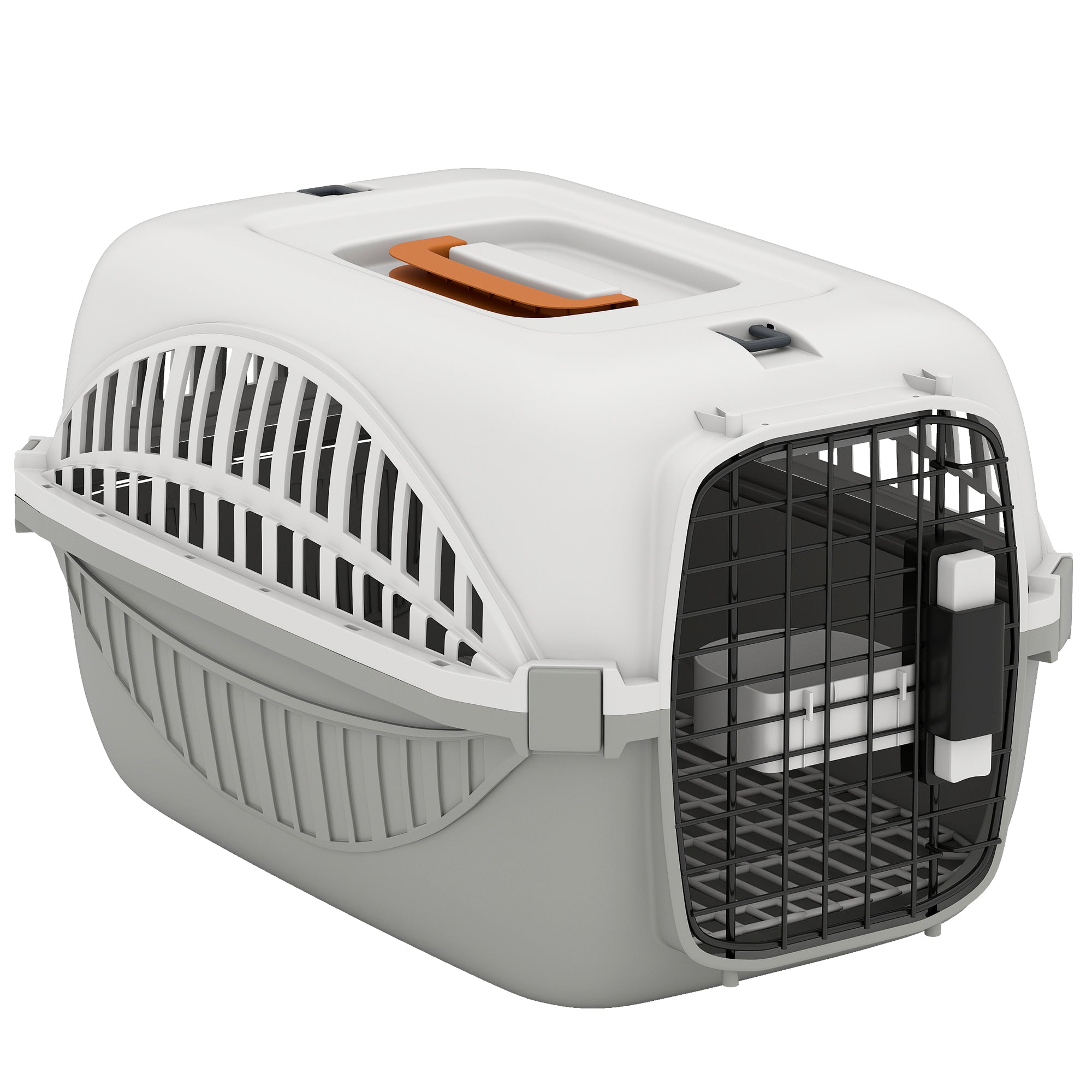 Airline Approved Pet Carrier for Mini Dogs and Cats with Steel Wire Door, Water Bowl, for Car, Airplane, Outdoor-Dogs-DECOROLALA