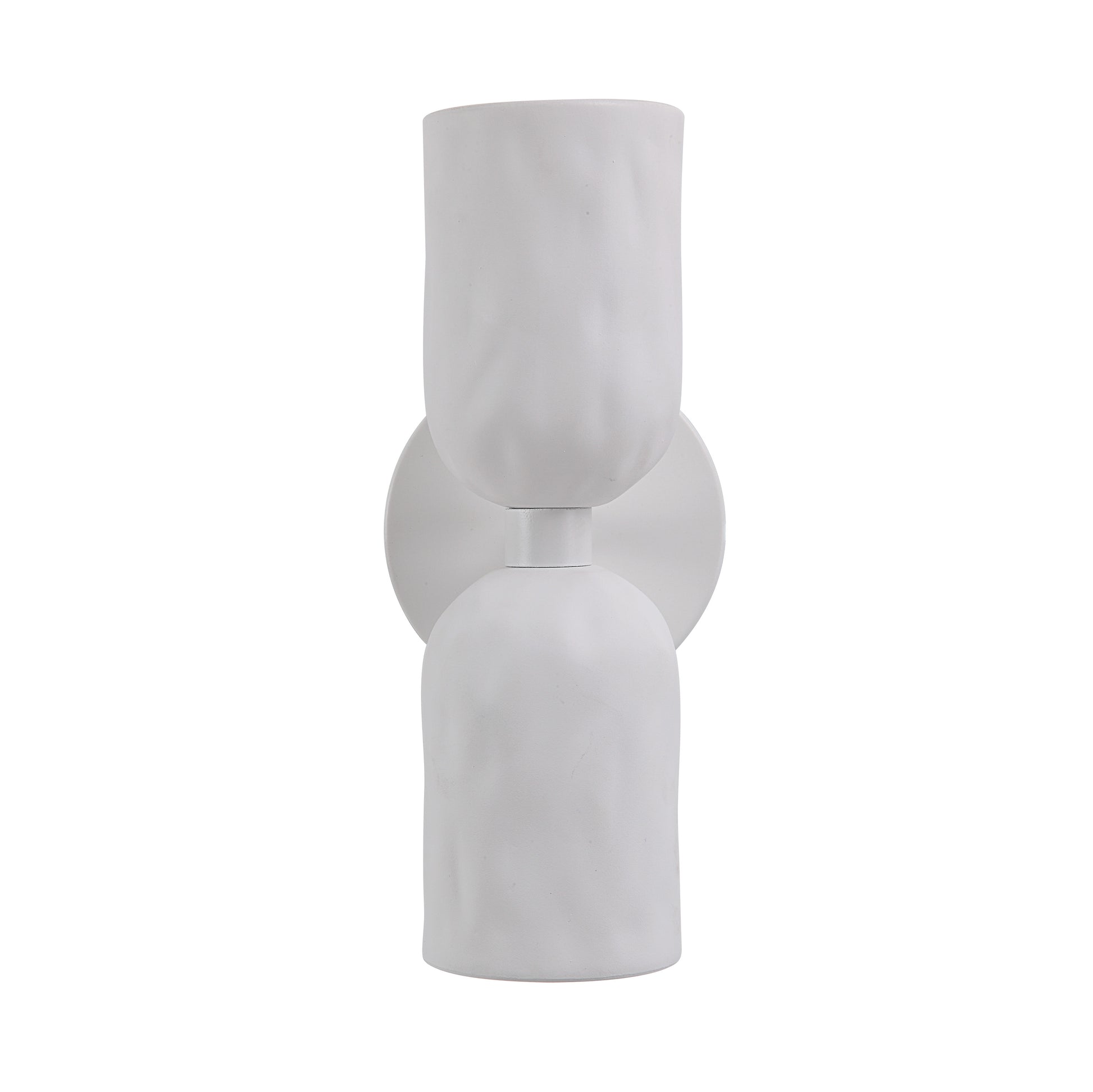 Akira 11.2" Off-White 2-Light Wall Sconce-Wall Sconce-DECOROLALA