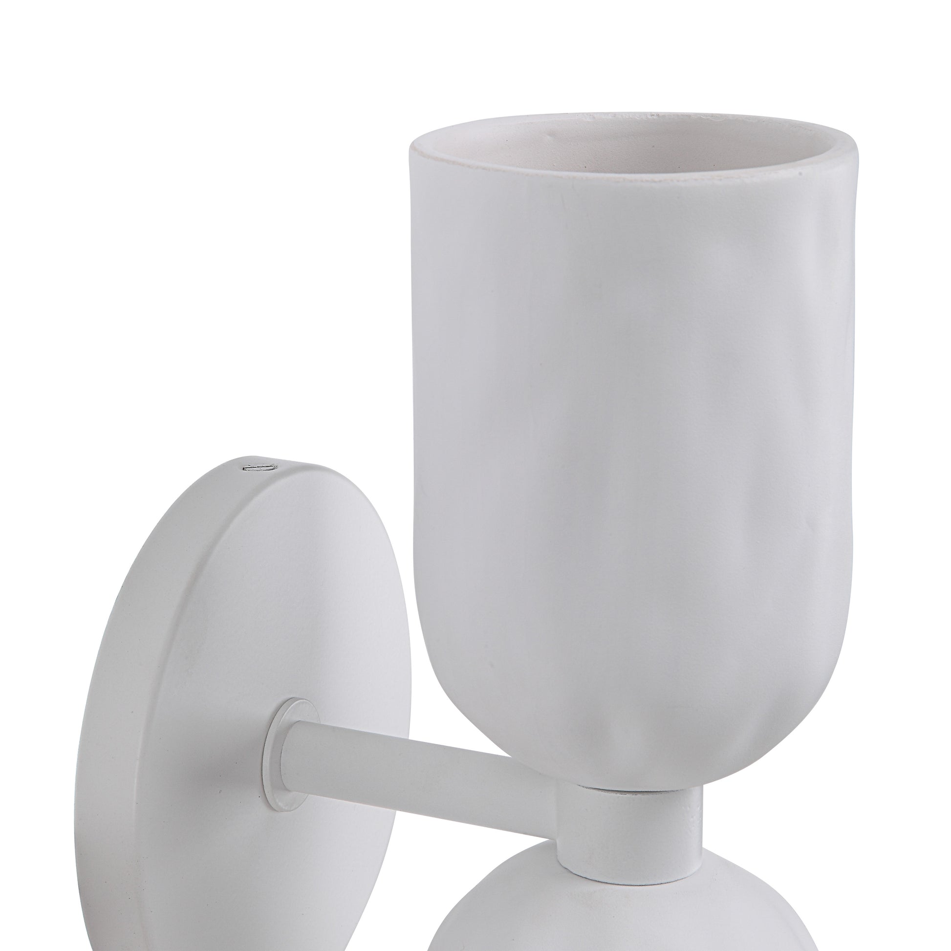 Akira 11.2" Off-White 2-Light Wall Sconce-Wall Sconce-DECOROLALA