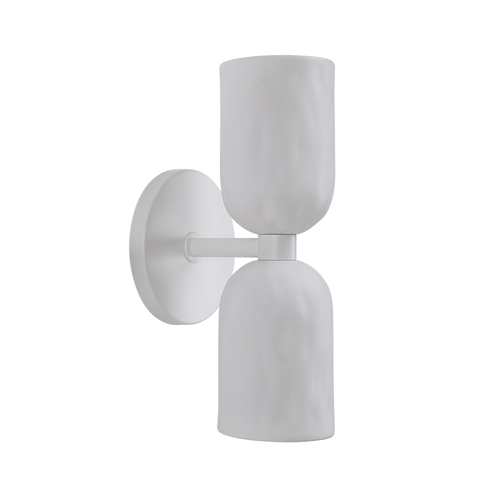 Akira 11.2" Off-White 2-Light Wall Sconce-Wall Sconce-DECOROLALA