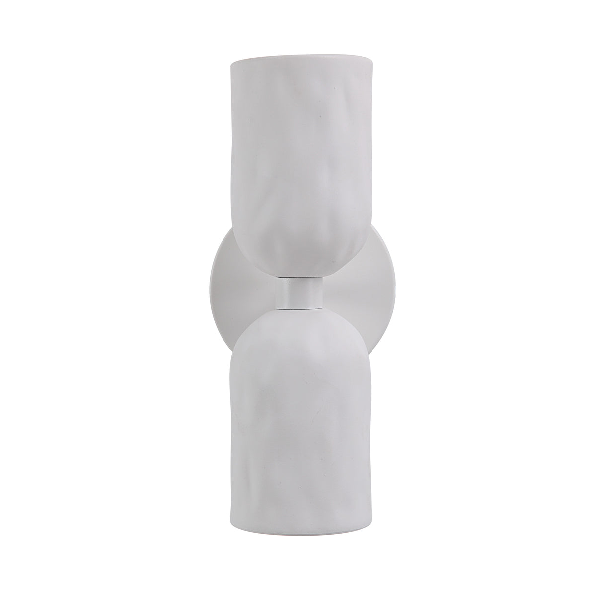 Akira 11.2" Off-White 2-Light Wall Sconce-Wall Sconces-DECOROLALA