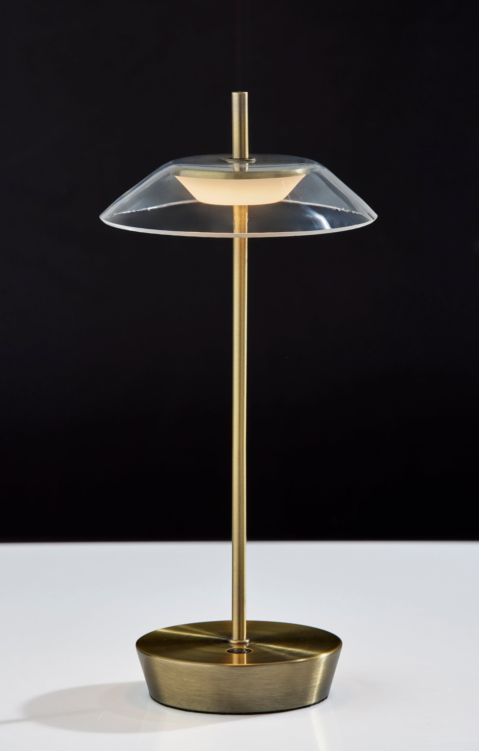 Ako LED Cordless Table Lamp- Antique Brass-Lighting-DECOROLALA