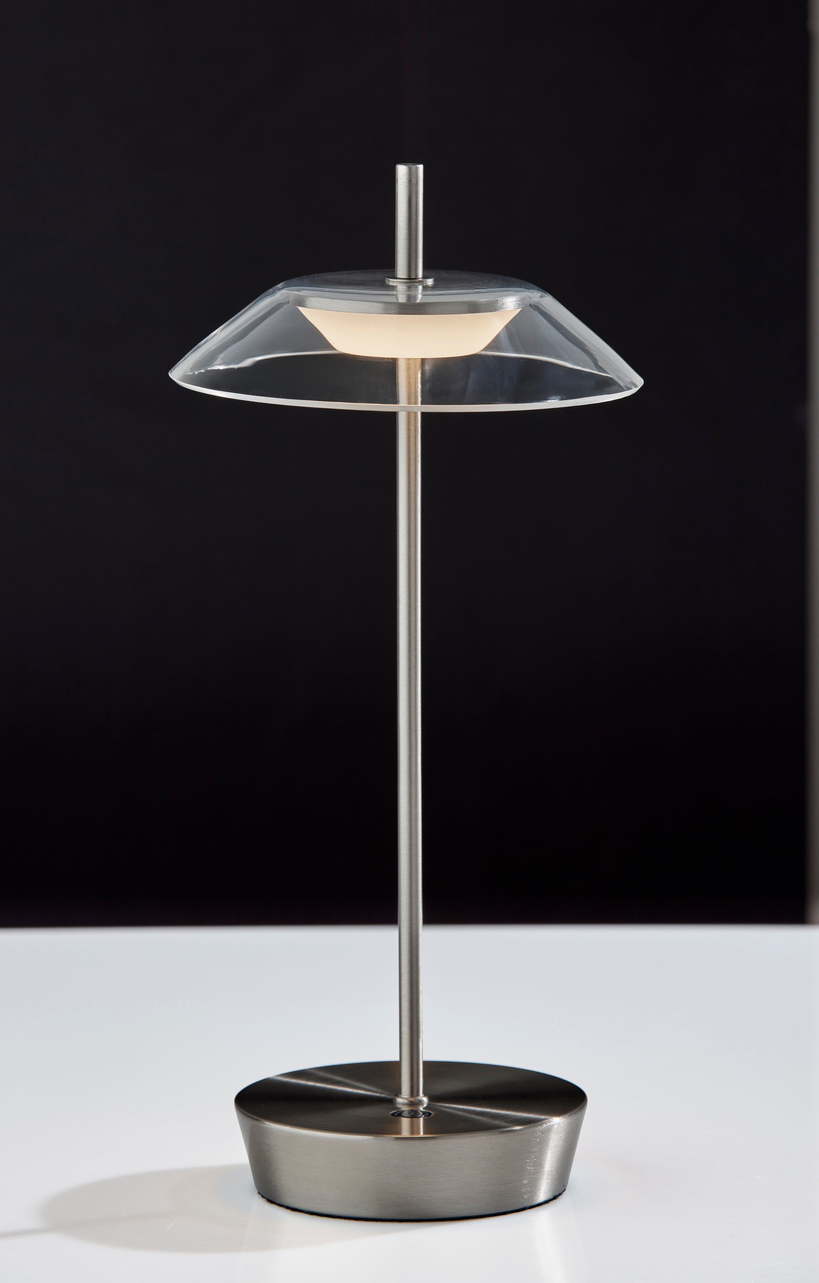 Ako LED Cordless Table Lamp - Black 12" Dimmer-Lighting-DECOROLALA