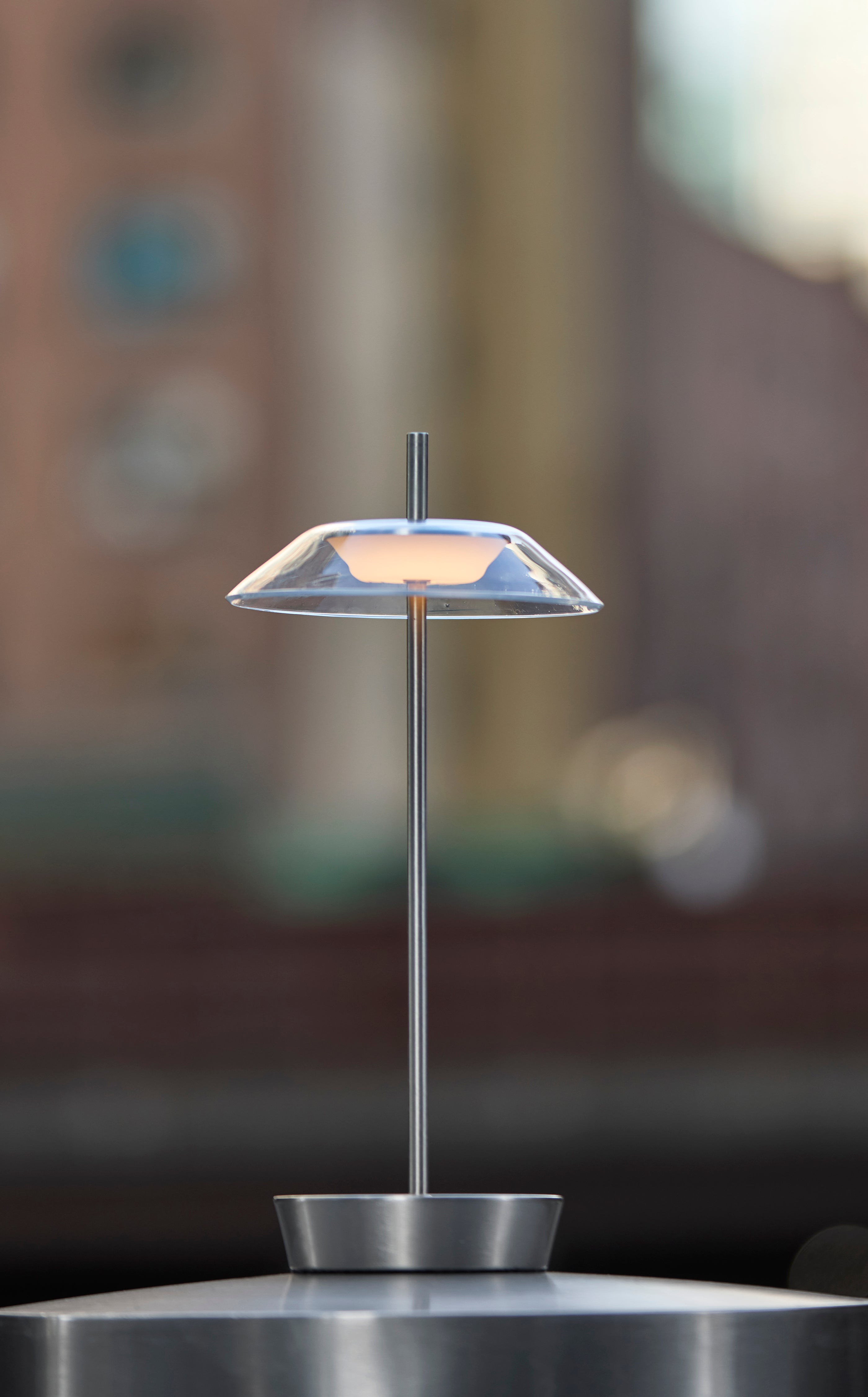 Ako LED Cordless Table Lamp - Black 12" Dimmer-Lighting-DECOROLALA