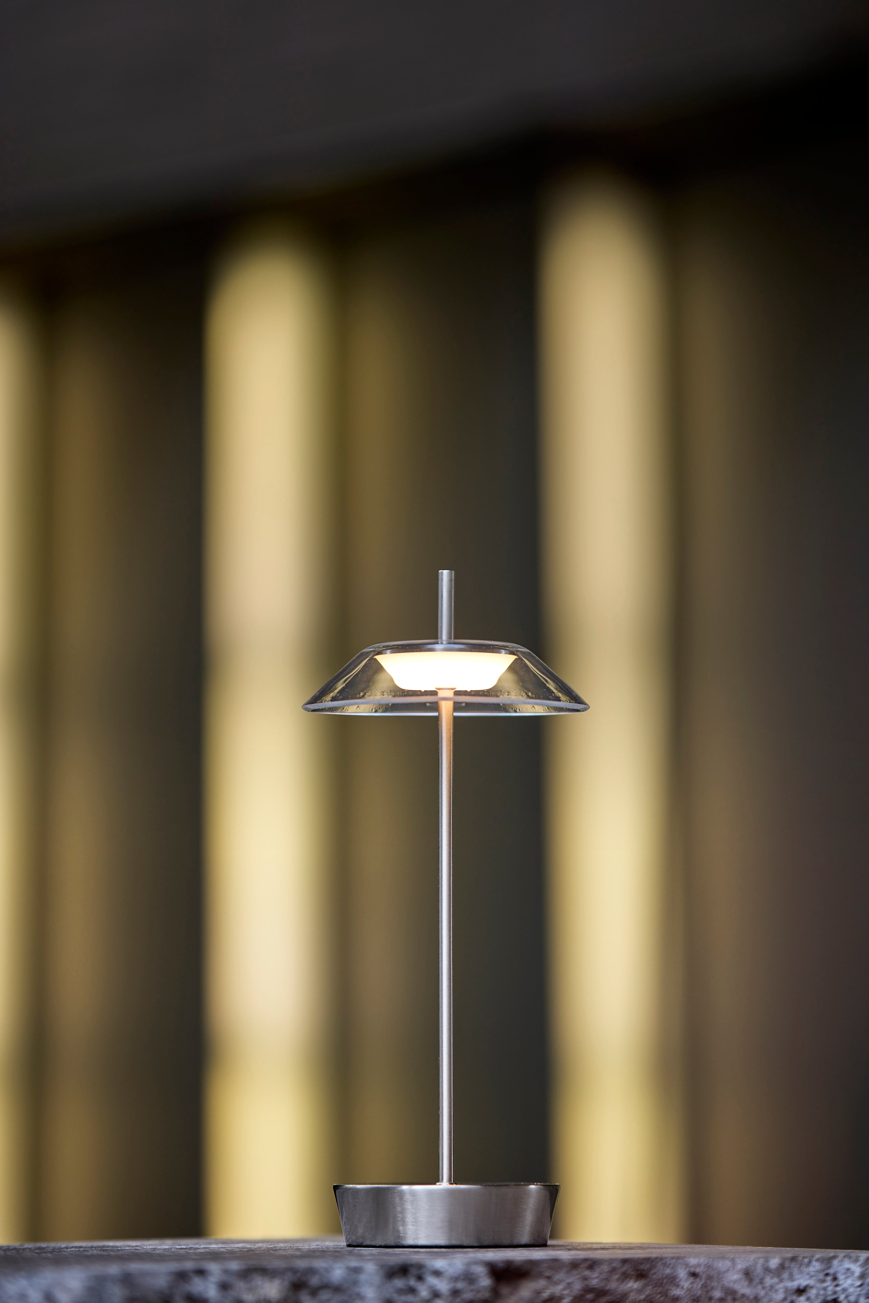 Ako LED Cordless Table Lamp - Black 12" Dimmer-Lighting-DECOROLALA