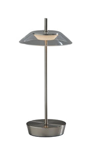 Ako LED Cordless Table Lamp - Black 12" Dimmer-Lighting-DECOROLALA