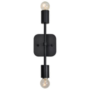 Albany I 13" Wall Sconce, Black-Wall Sconce-DECOROLALA