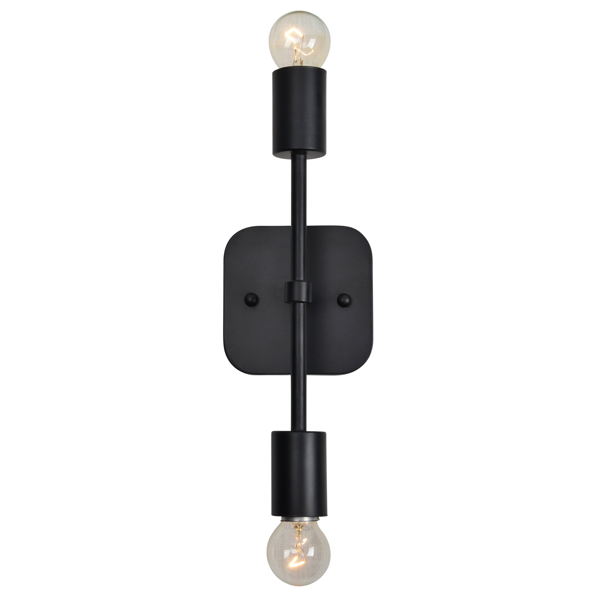 Albany I 13" Wall Sconce, Black-Wall Sconce-DECOROLALA