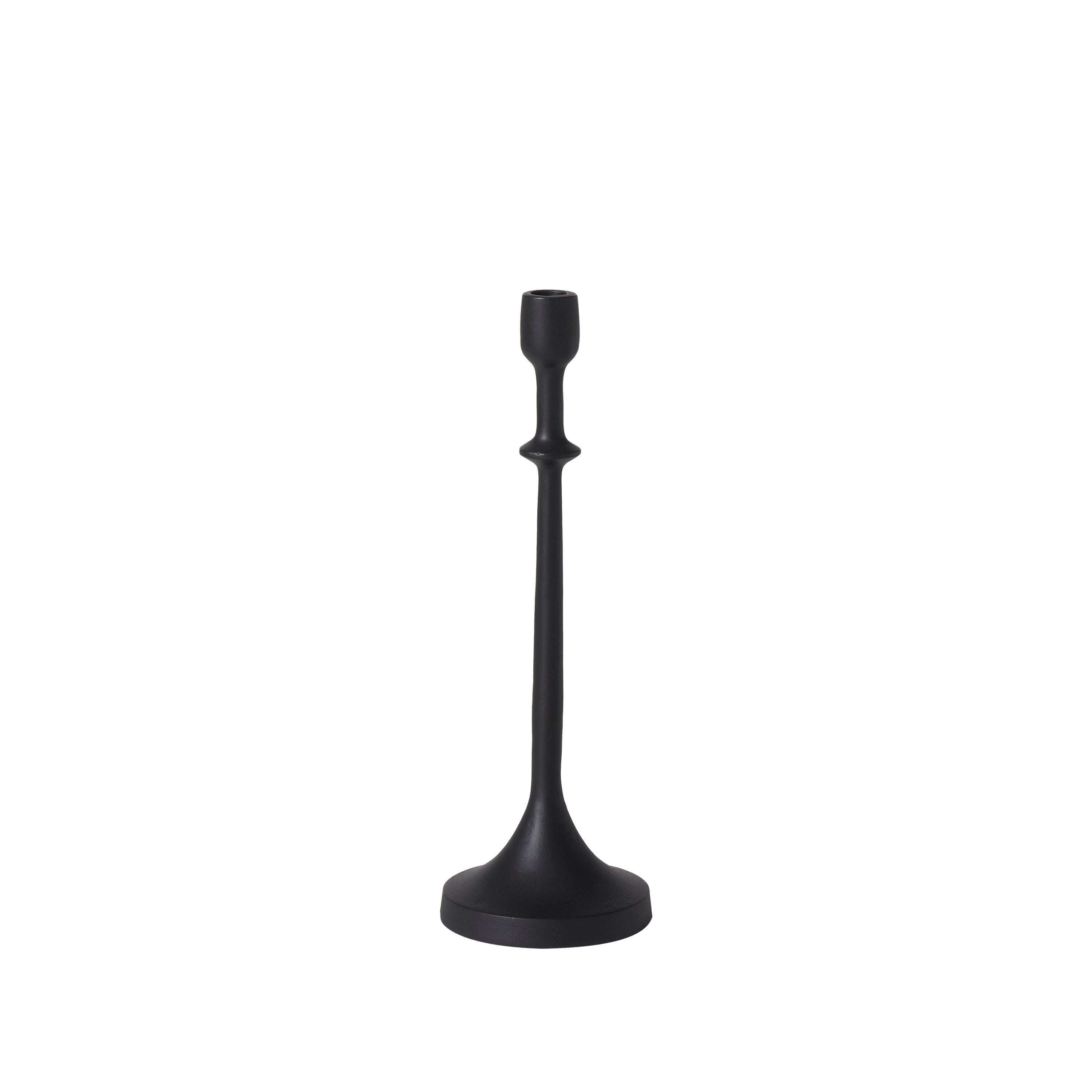 Albero Candle Holder, Matte Black-Candle Holder-DECOROLALA