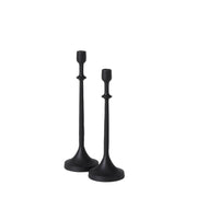 Albero Candle Holder, Matte Black-Candle Holder-DECOROLALA