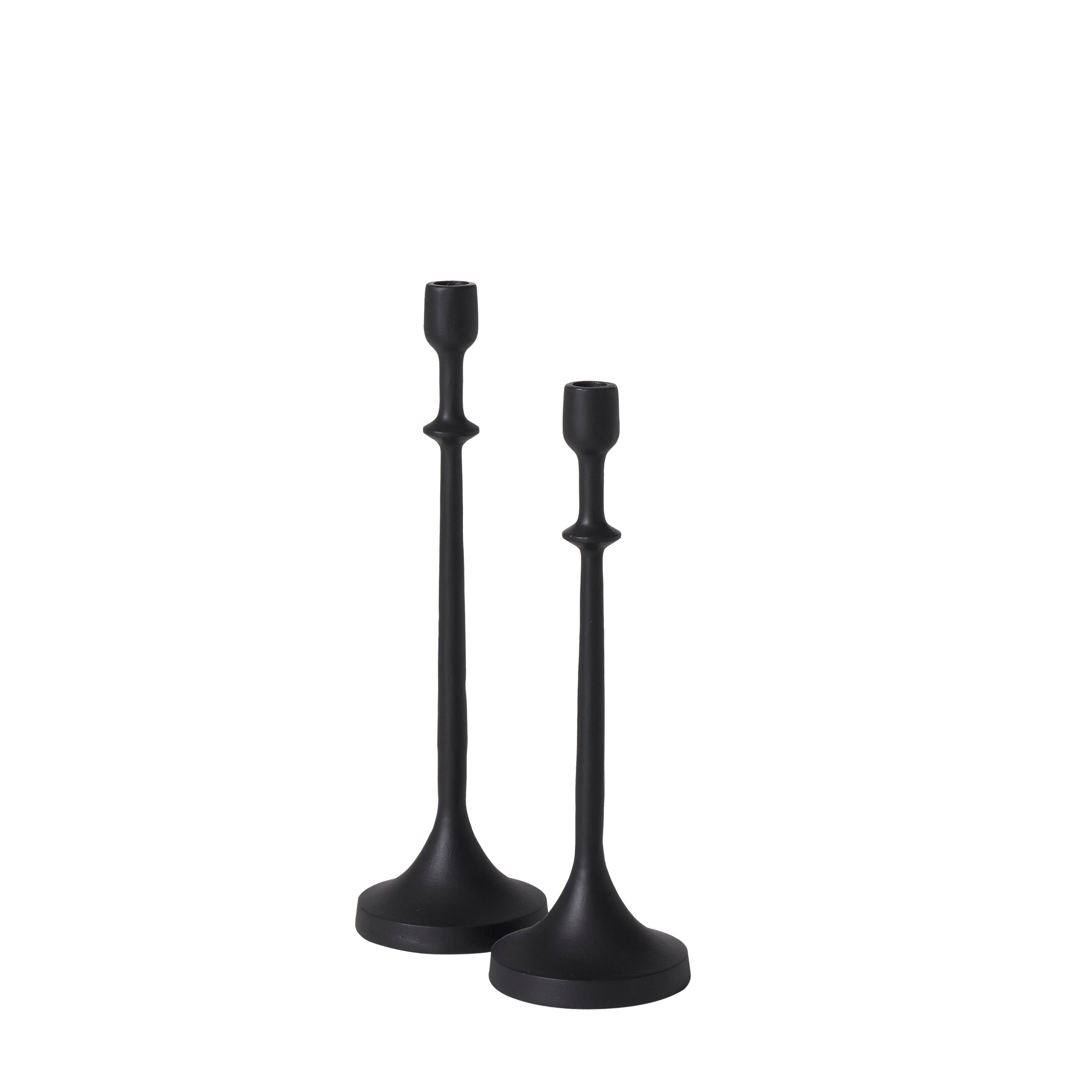 Albero Candle Holder, Matte Black-Candle Holder-DECOROLALA
