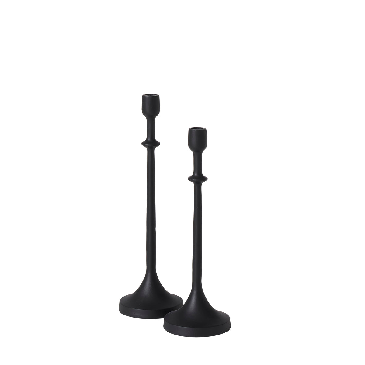 Albero Candle Holder, Matte Black-Candle Holders-DECOROLALA