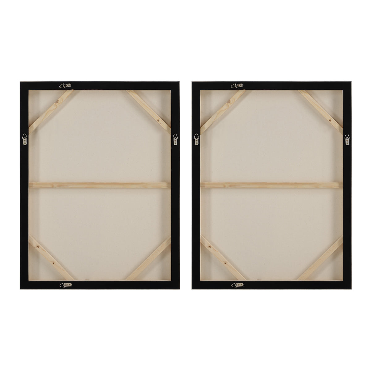 Alcea 40" H x 30" W Canvas Art, (2 Piece Set)-Canvas Prints-DECOROLALA
