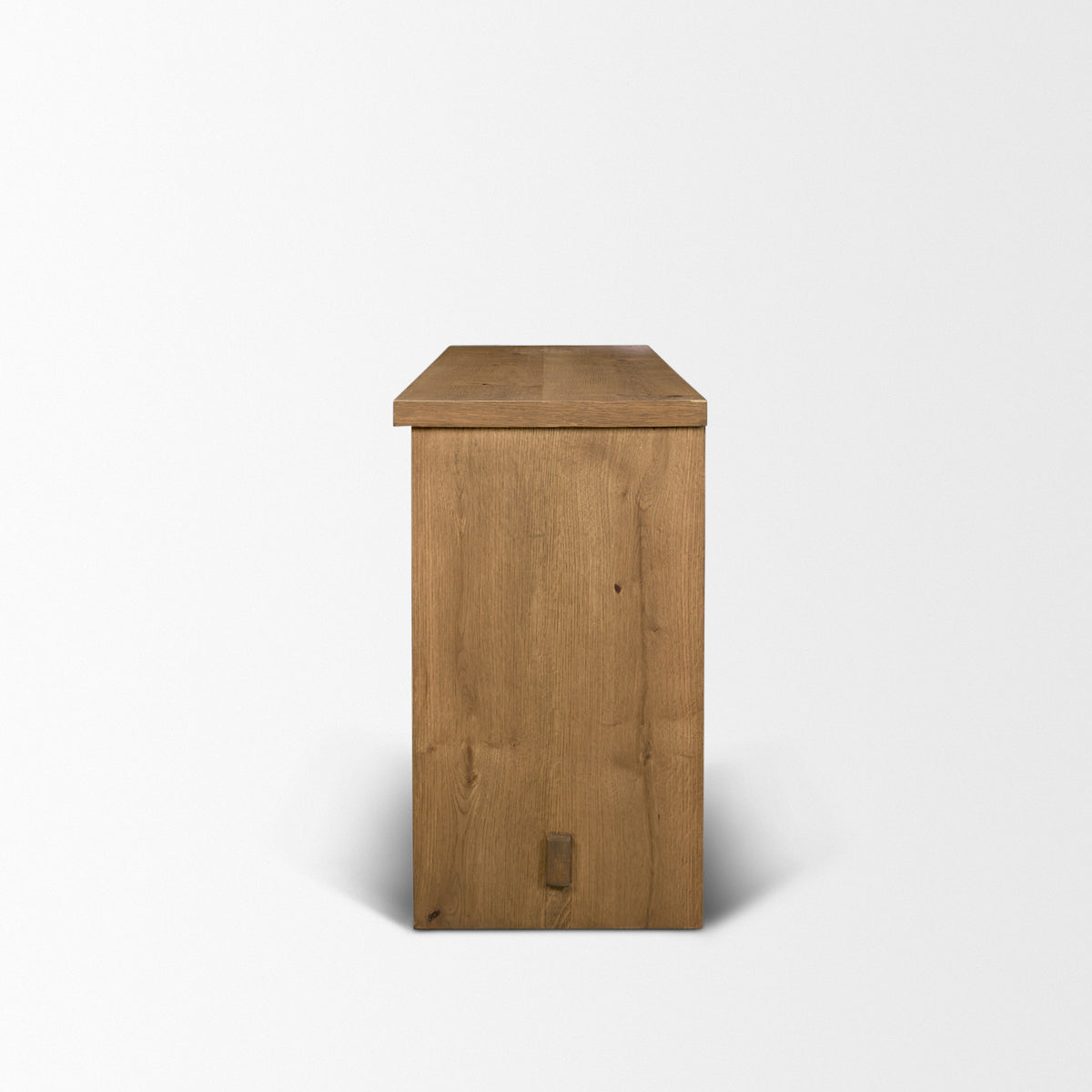 Alcott Brown Wood 4 Door Closed Sideboard-Sideboards & Buffets-DECOROLALA