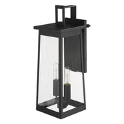Alden 2-Light Matte Black Wall Light-Outdoor Lighting-DECOROLALA
