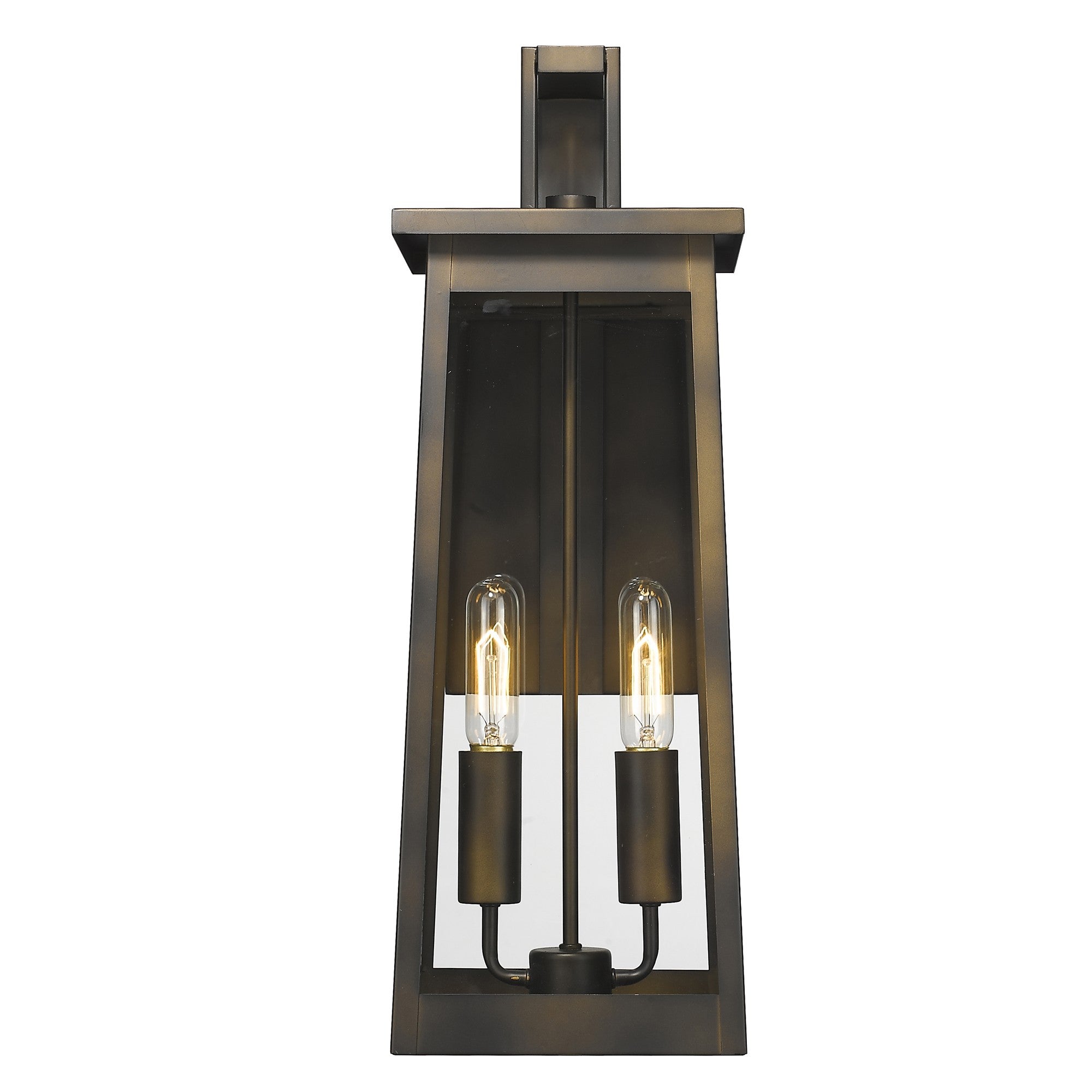 Alden 2-Light Oil-Rubbed Bronze Wall Light-Outdoor Lighting-DECOROLALA
