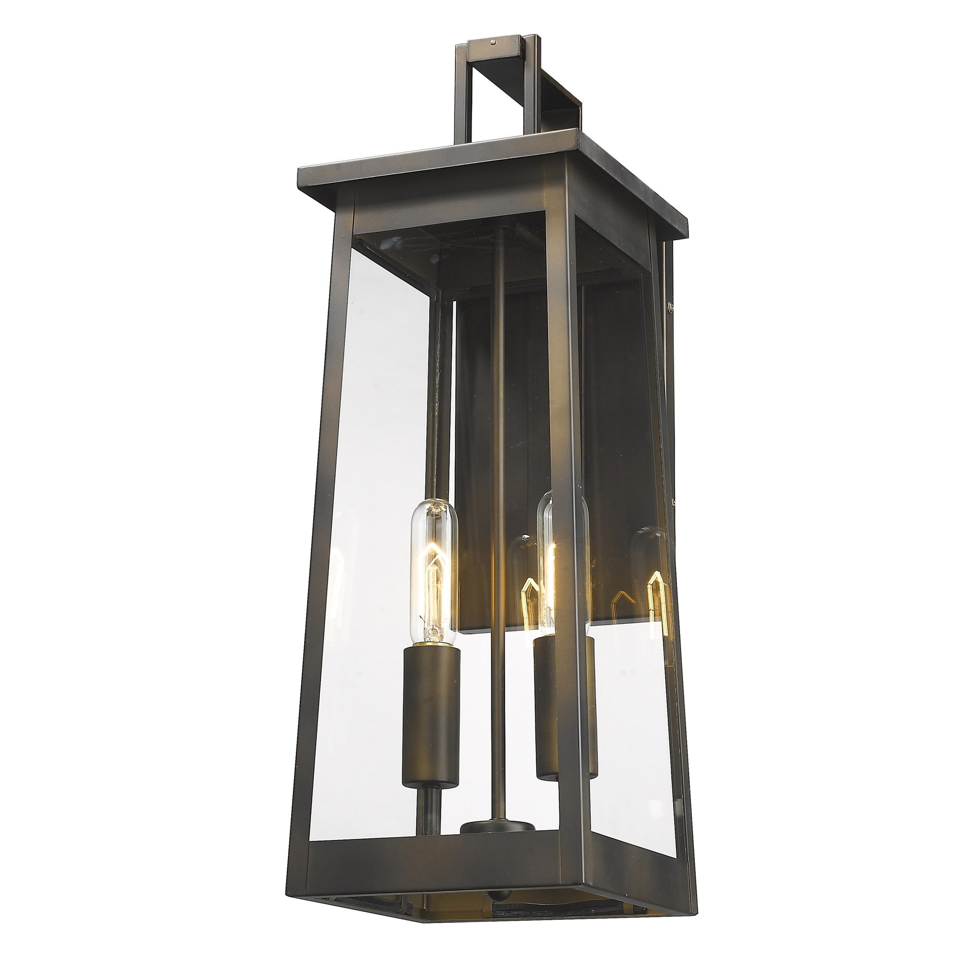 Alden 2-Light Oil-Rubbed Bronze Wall Light-Outdoor Lighting-DECOROLALA
