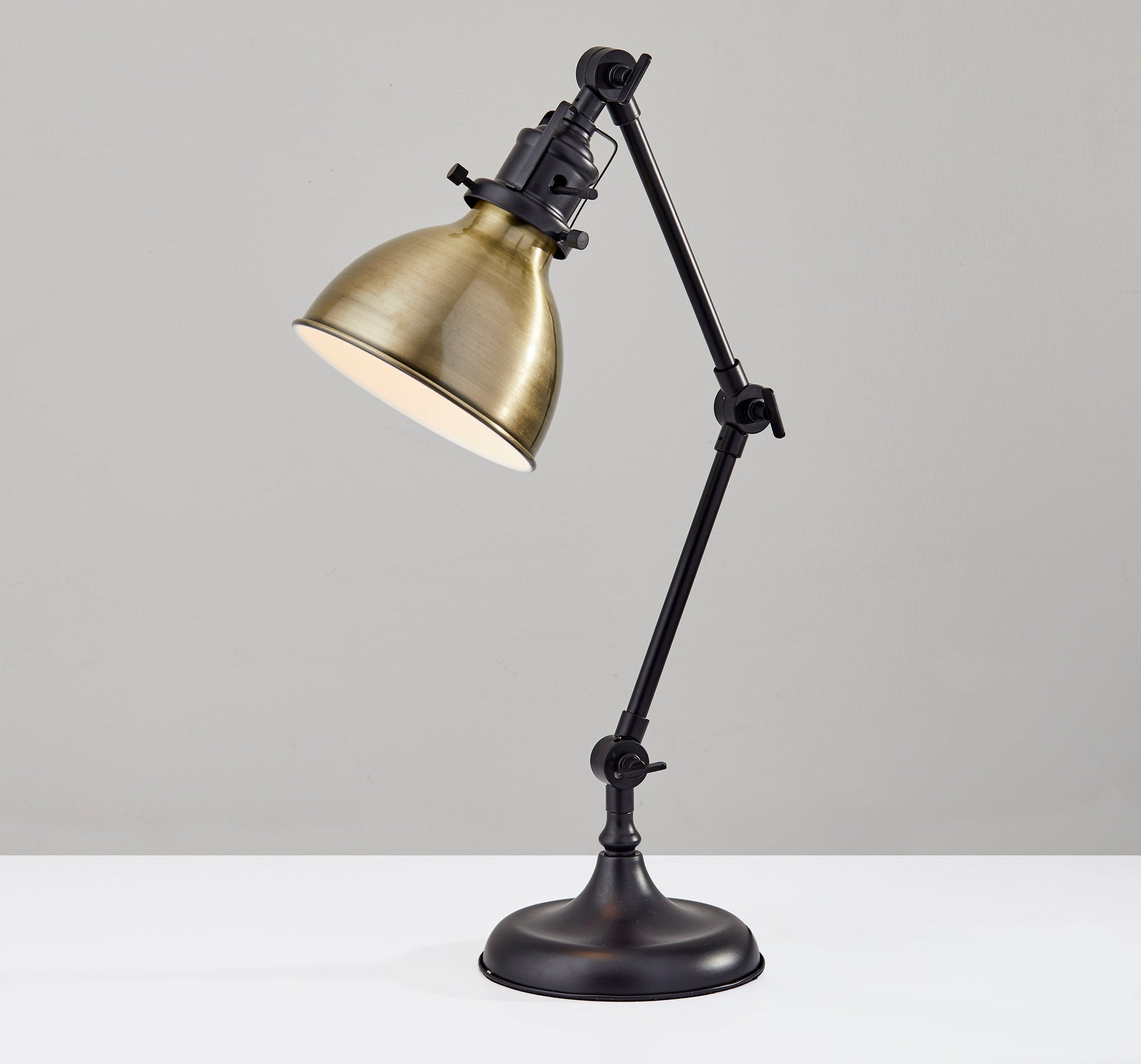Alden Desk Lamp - Bronze Adjustable-Lighting-DECOROLALA