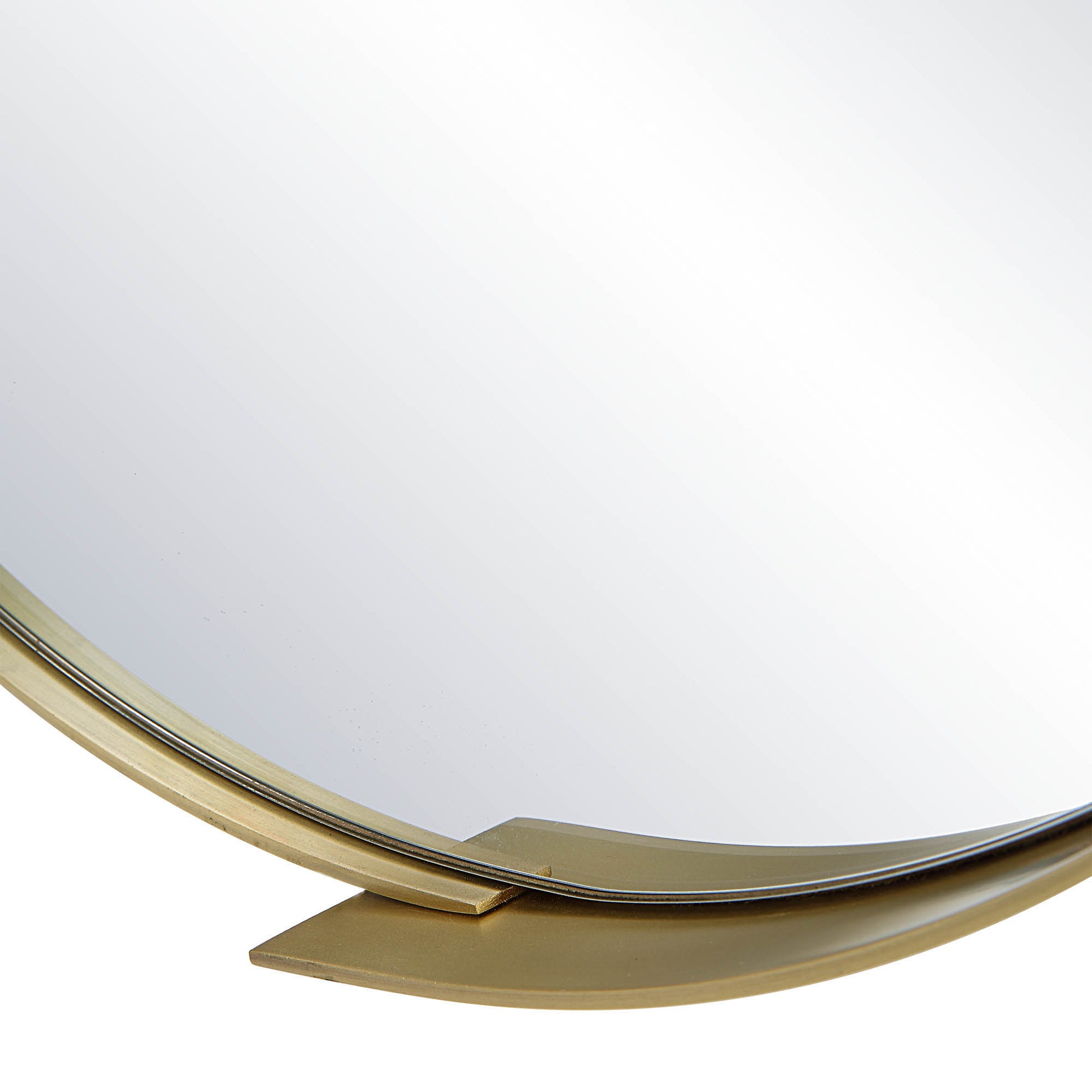 Aleah 40" Tall Oval Wall Mirror, Yellow-Mirror-DECOROLALA