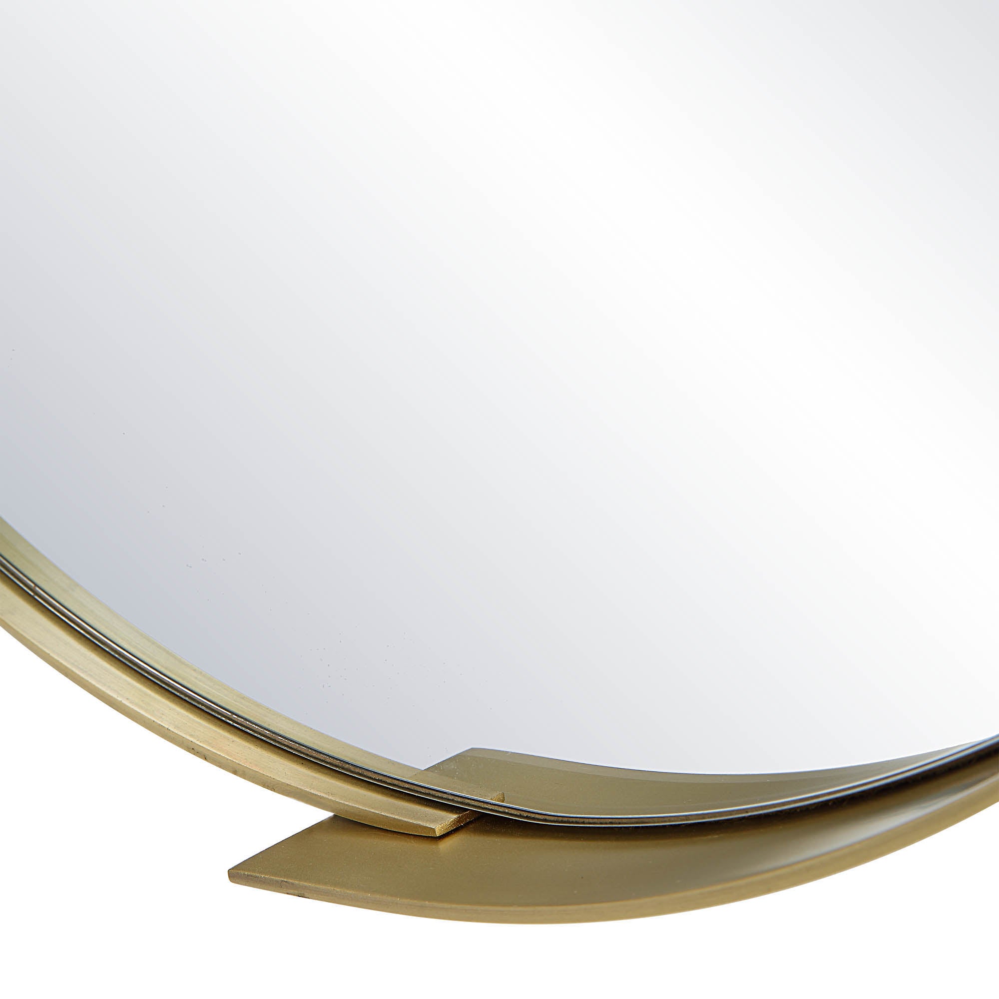 Aleah 40" Tall Oval Wall Mirror, Yellow-Mirror-DECOROLALA