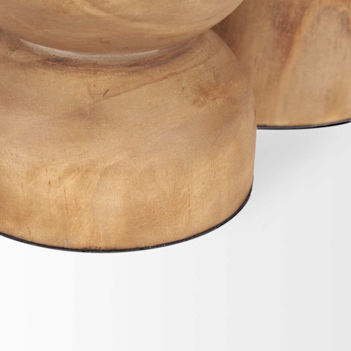 Aleena Wooden Candle Holder (Set of 2)-Table Candle Holders-DECOROLALA