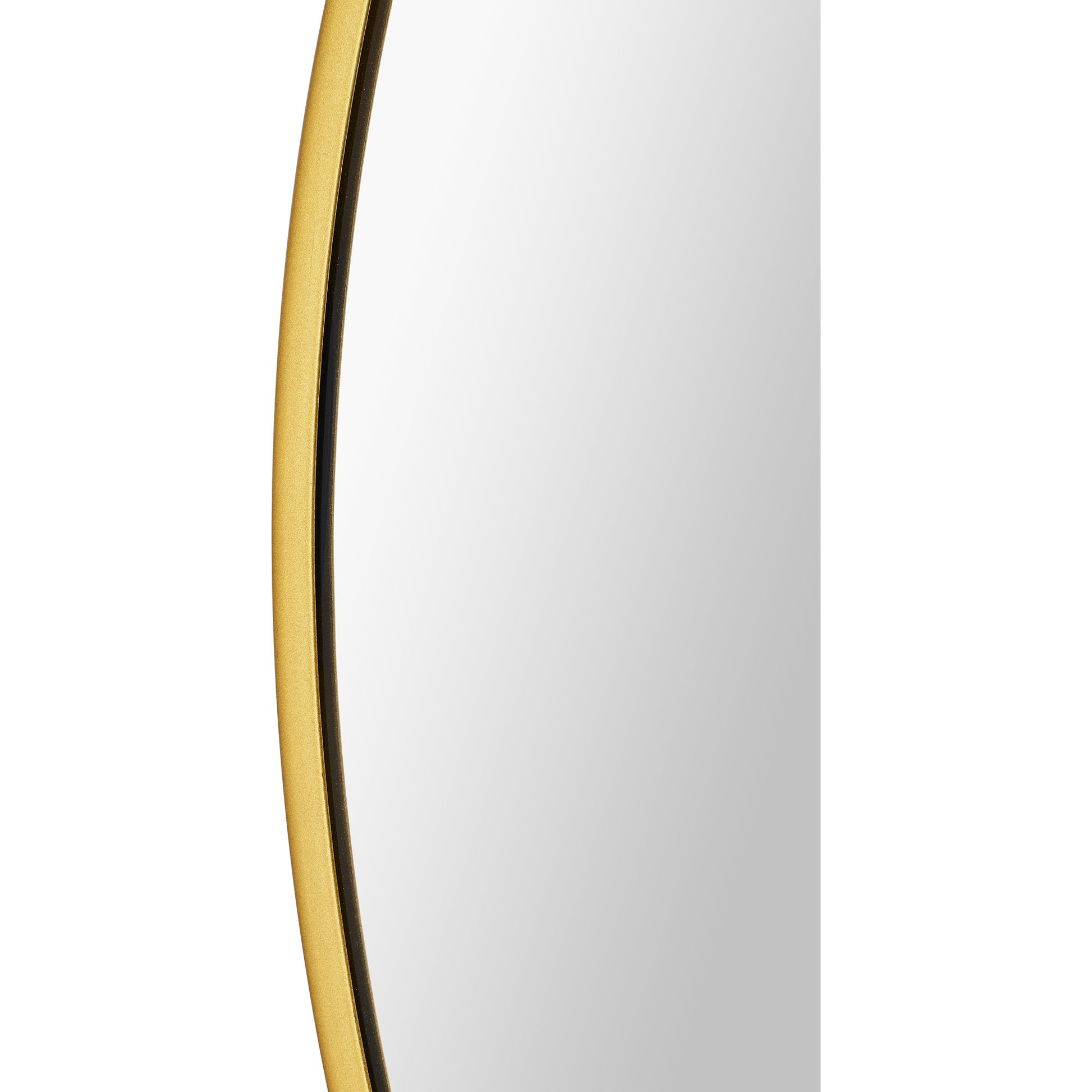 Alegre 30" Tall Round Wall Mirror, Yellow-Mirror-DECOROLALA