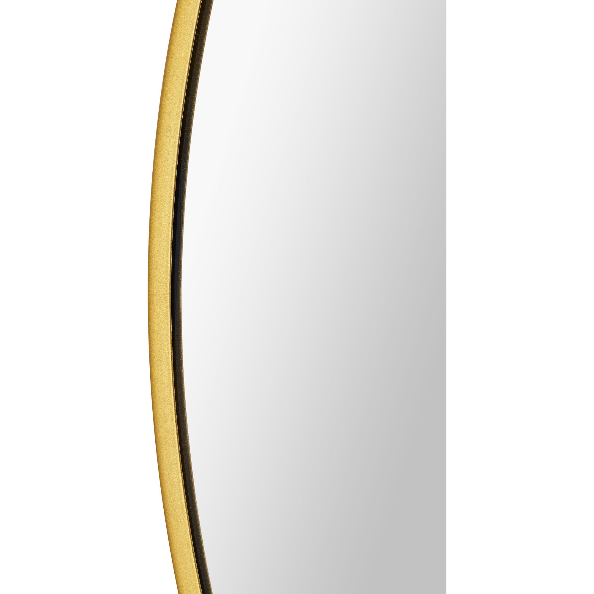 Alegre 30" Tall Round Wall Mirror, Yellow-Mirror-DECOROLALA