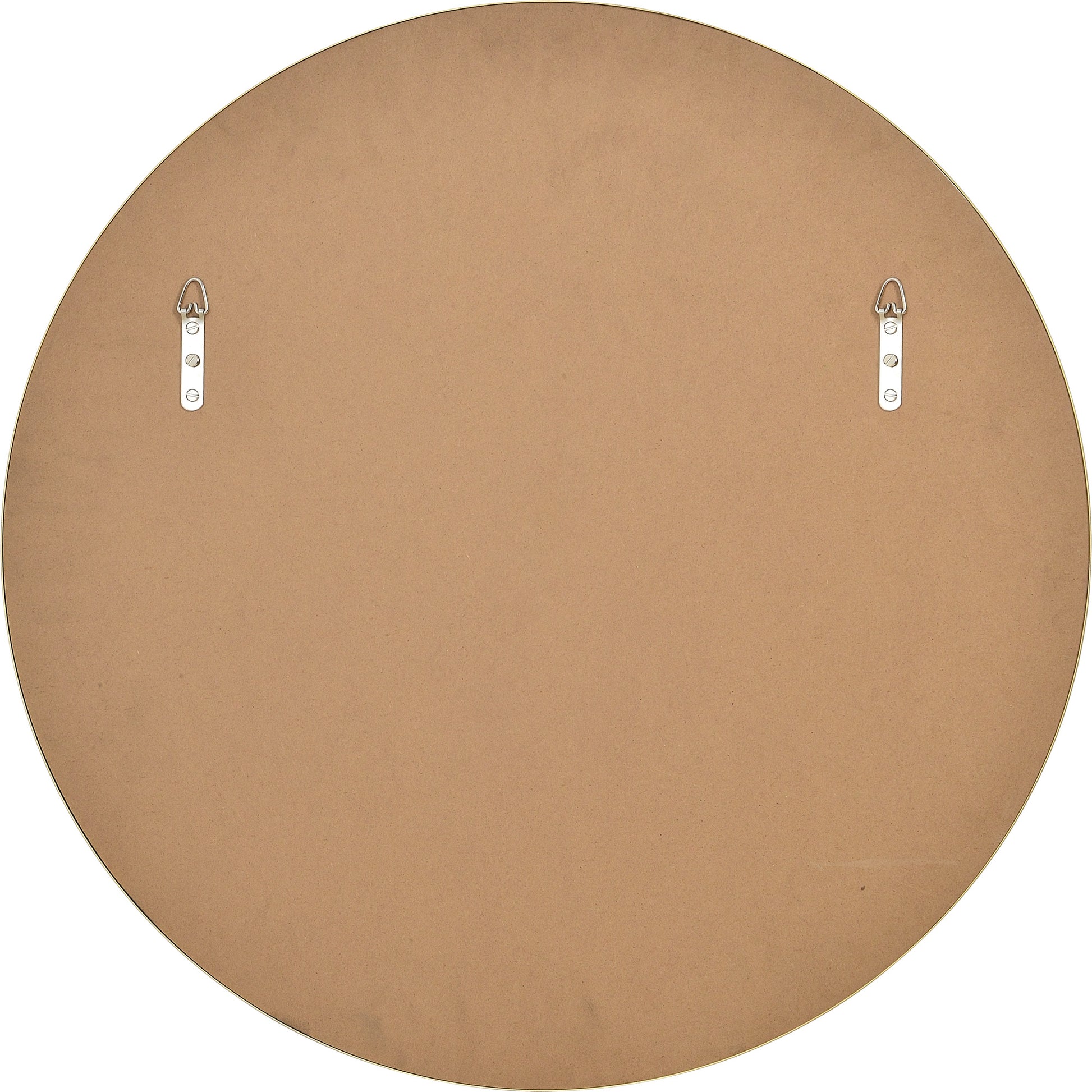 Alegre 30" Tall Round Wall Mirror, Yellow-Mirror-DECOROLALA