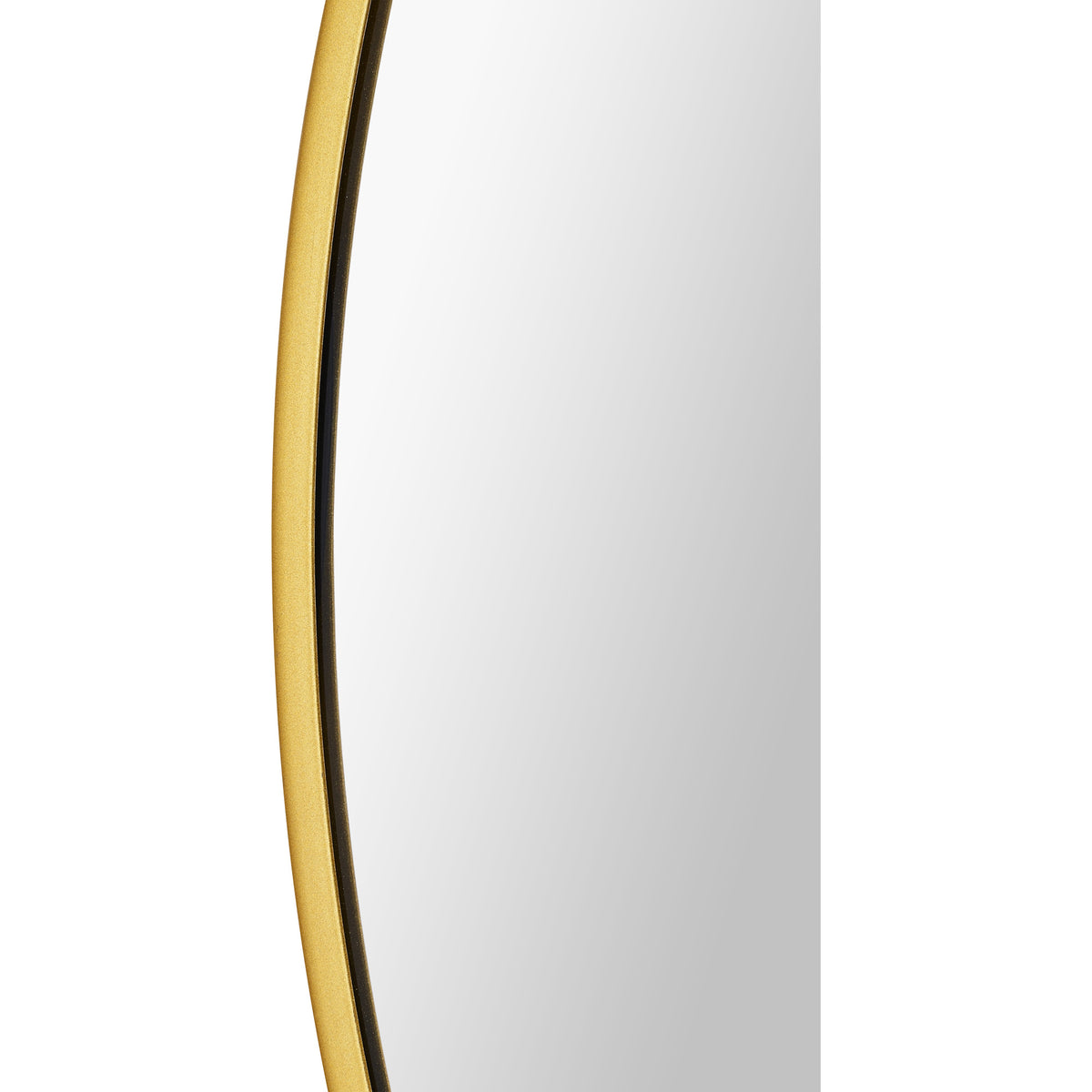 Alegre 30" Tall Round Wall Mirror, Yellow-Mirrors-DECOROLALA