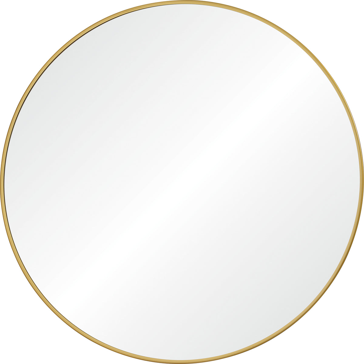 Alegre 30" Tall Round Wall Mirror, Yellow-Mirrors-DECOROLALA