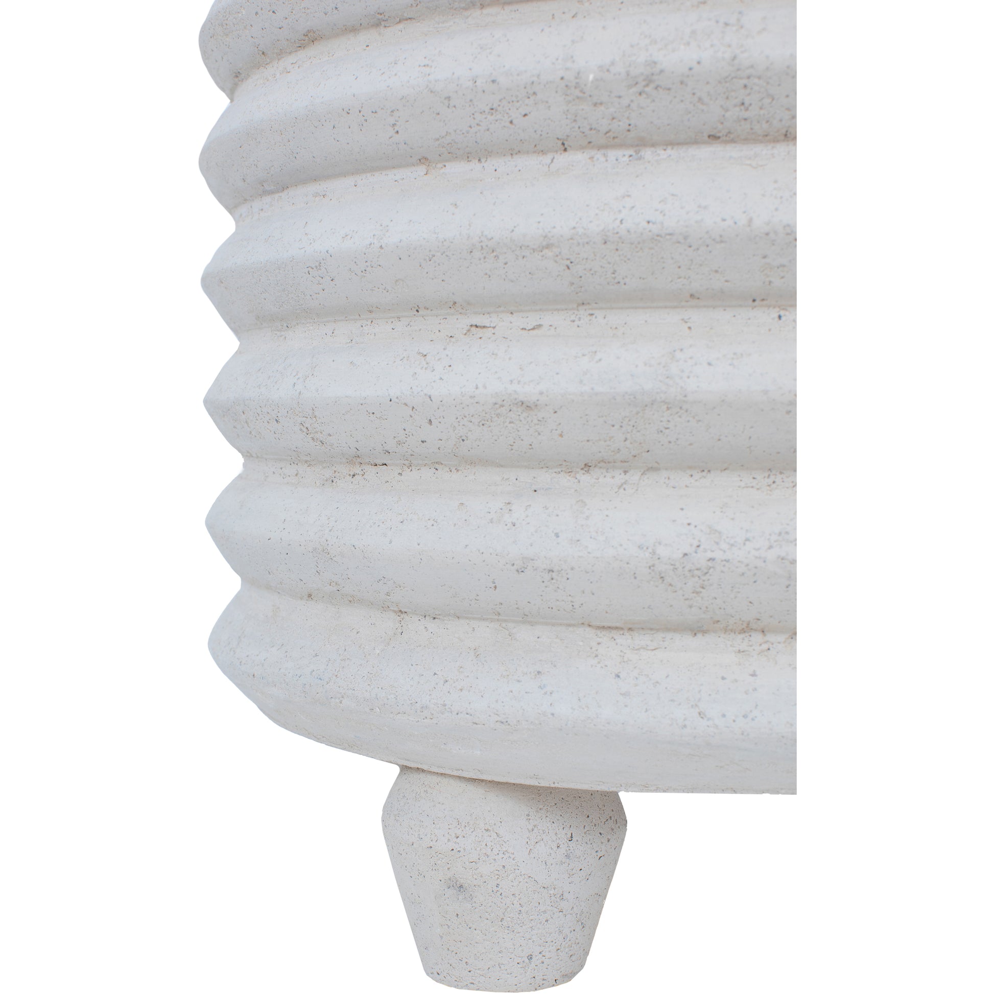 Aleksi Indoor/Outdoor Volcanic Stone Side Table , Natural-End Table-DECOROLALA