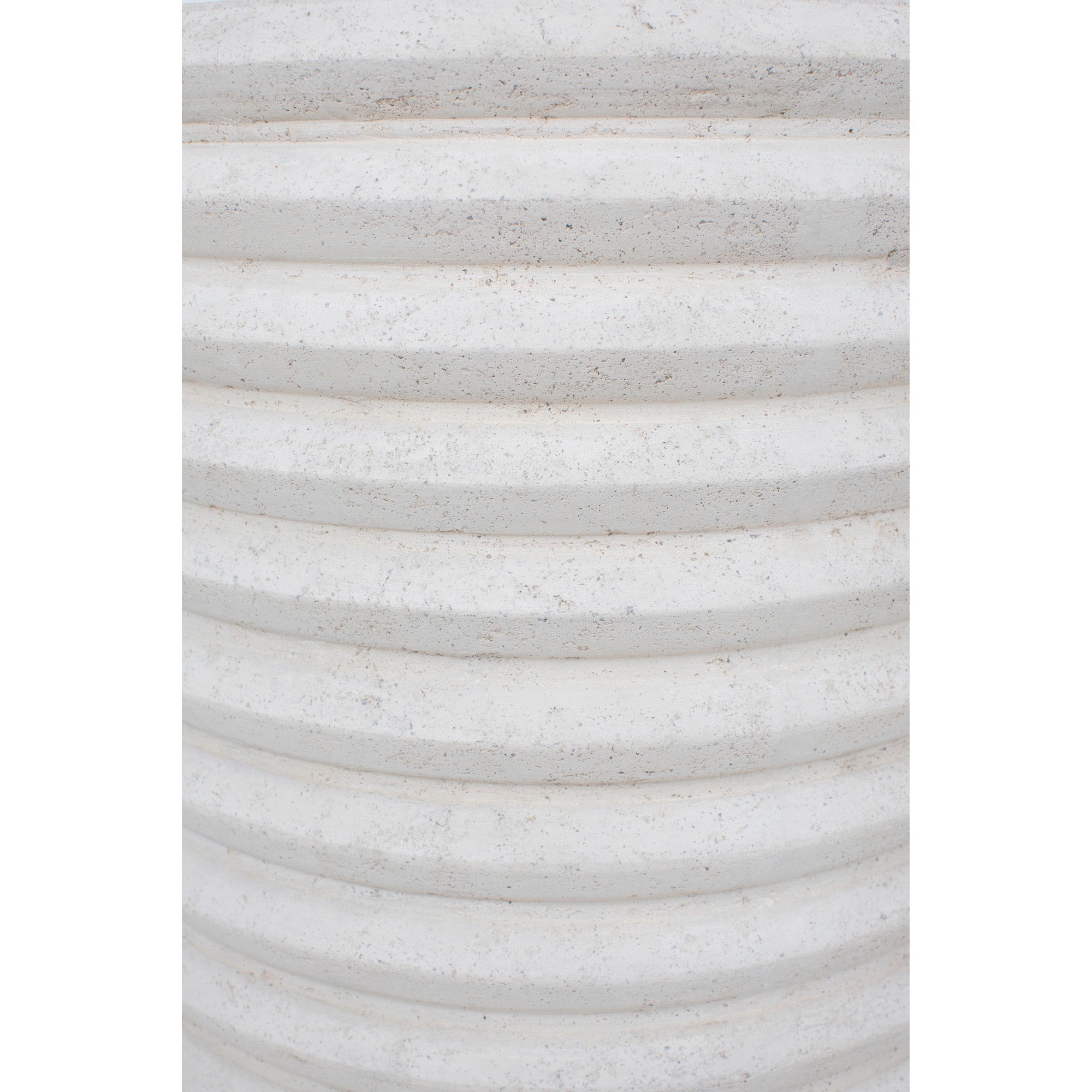 Aleksi Indoor/Outdoor Volcanic Stone Side Table , Natural-End Table-DECOROLALA