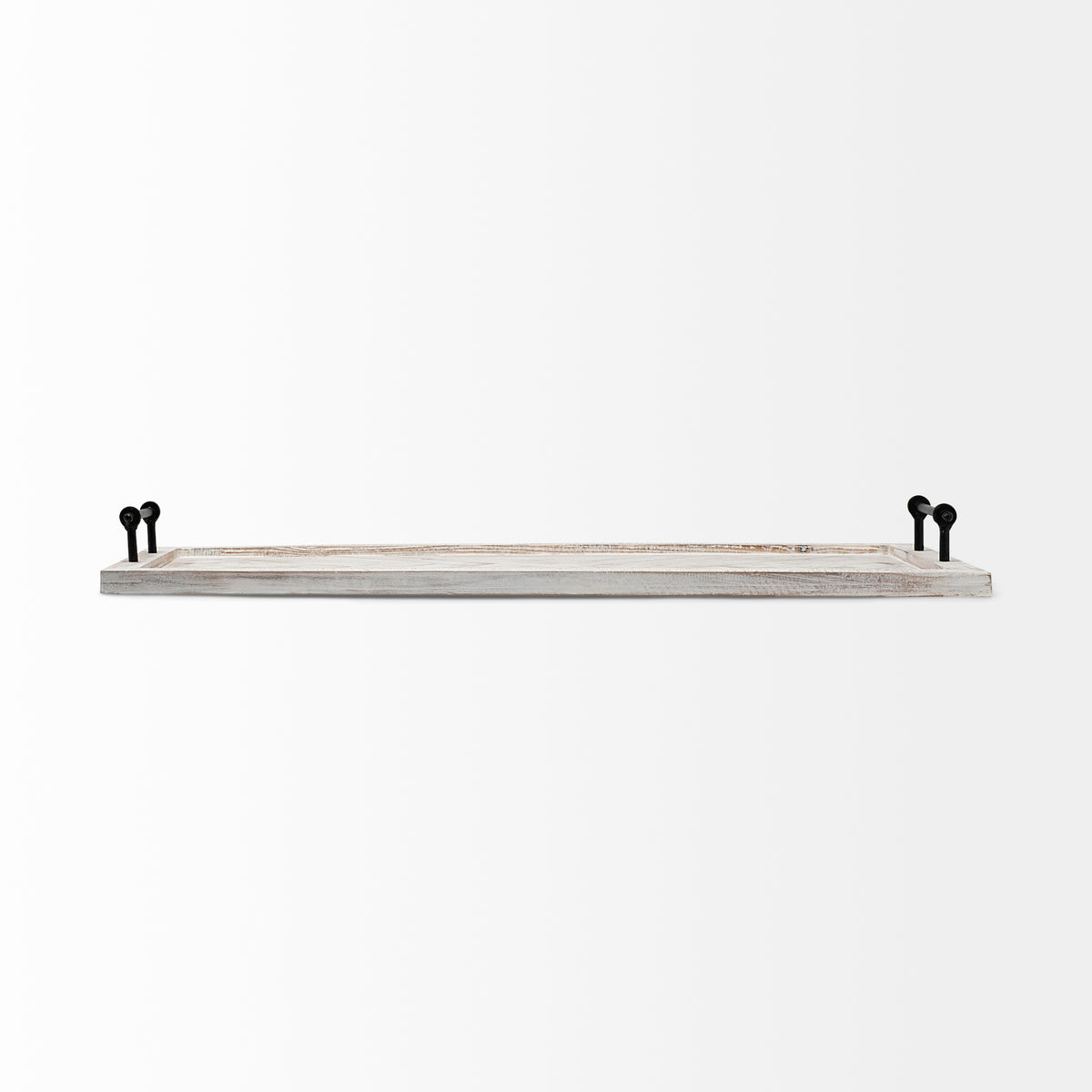 Alfred 35L x 16W Natural Wooden Herringbone Rectangular Tray-Trays-DECOROLALA